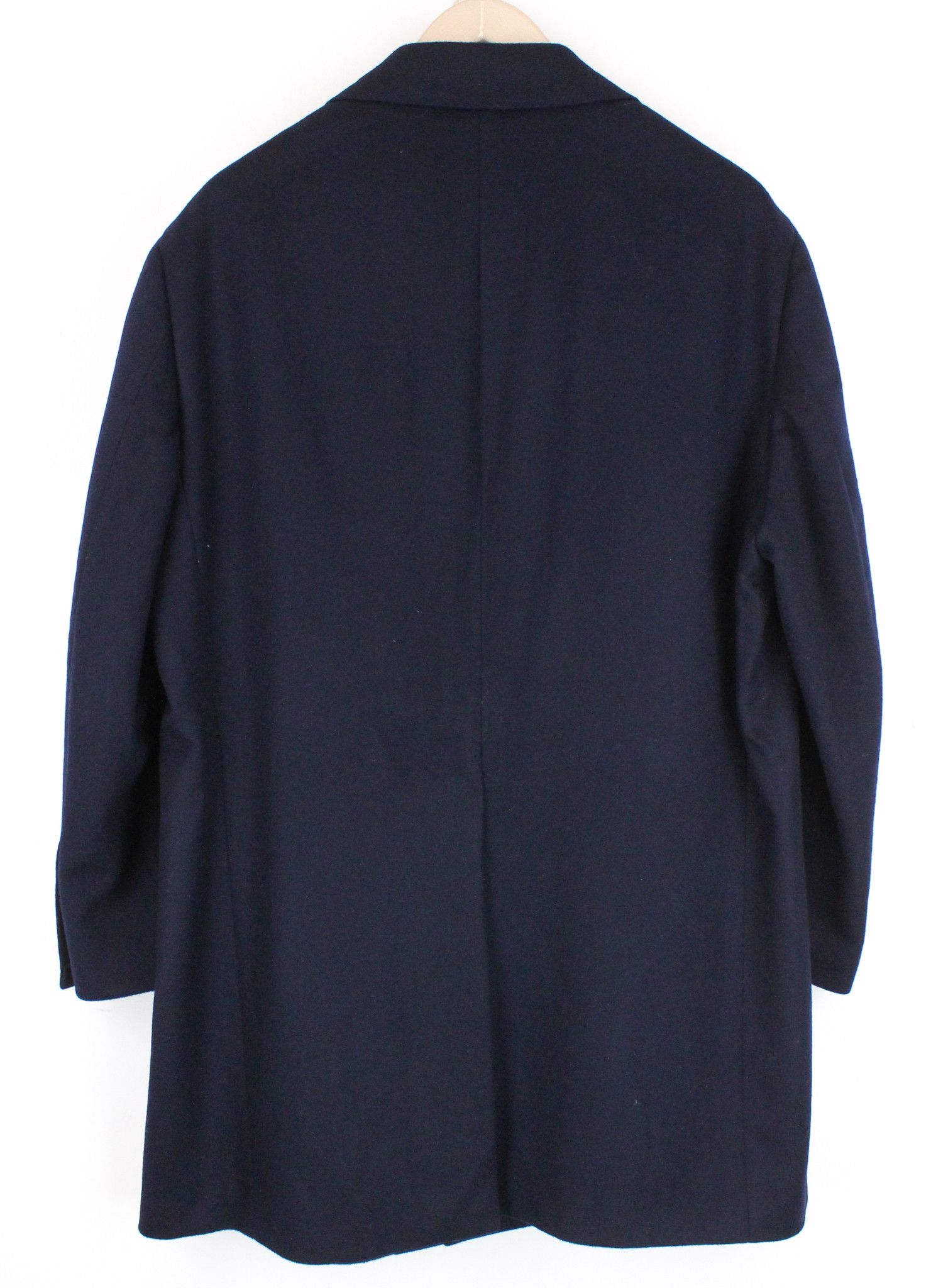 Suitsupply VICENZA UK48R Blue Wool Mid-Length Coat 66582 Size US XXL / EU 58 / 5 - 2 Thumbnail