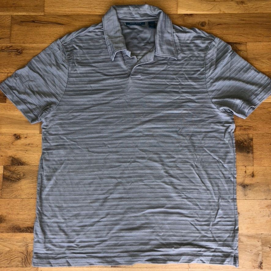 Perry Ellis × Vintage Perry Ellis Men's Fashion Polo Shirt Size L Size US L / EU 52-54 / 3 - 1 Thumbnail