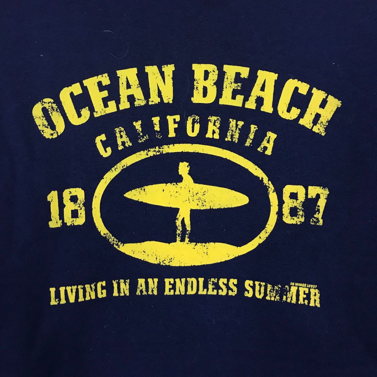 Jerzees Vintage Jerzees Ocean Beach California Pullover Jumper Size US L / EU 52-54 / 3 - 3 Thumbnail