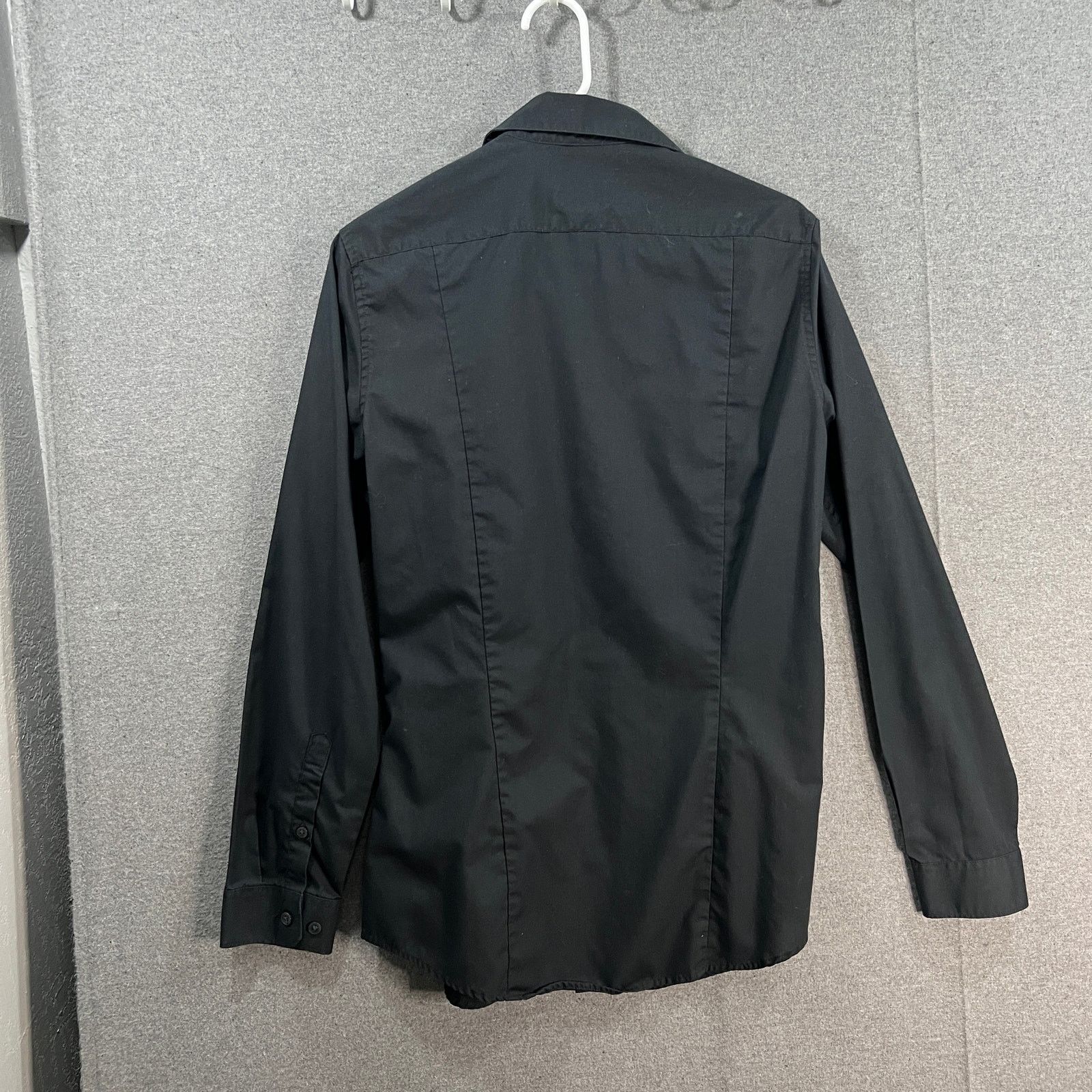 H&M H&M Men's Long-sleeve Button-up Shirt Black Size Small Size US S / EU 44-46 / 1 - 2 Thumbnail