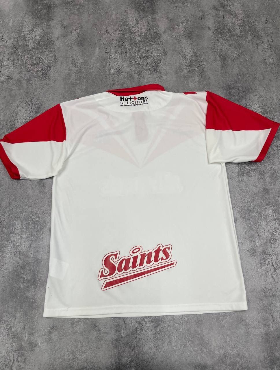 Puma Puma Men St Helens Allsports Rugby Shirt White Red Vintage Size US XL / EU 56 / 4 - 10 Thumbnail