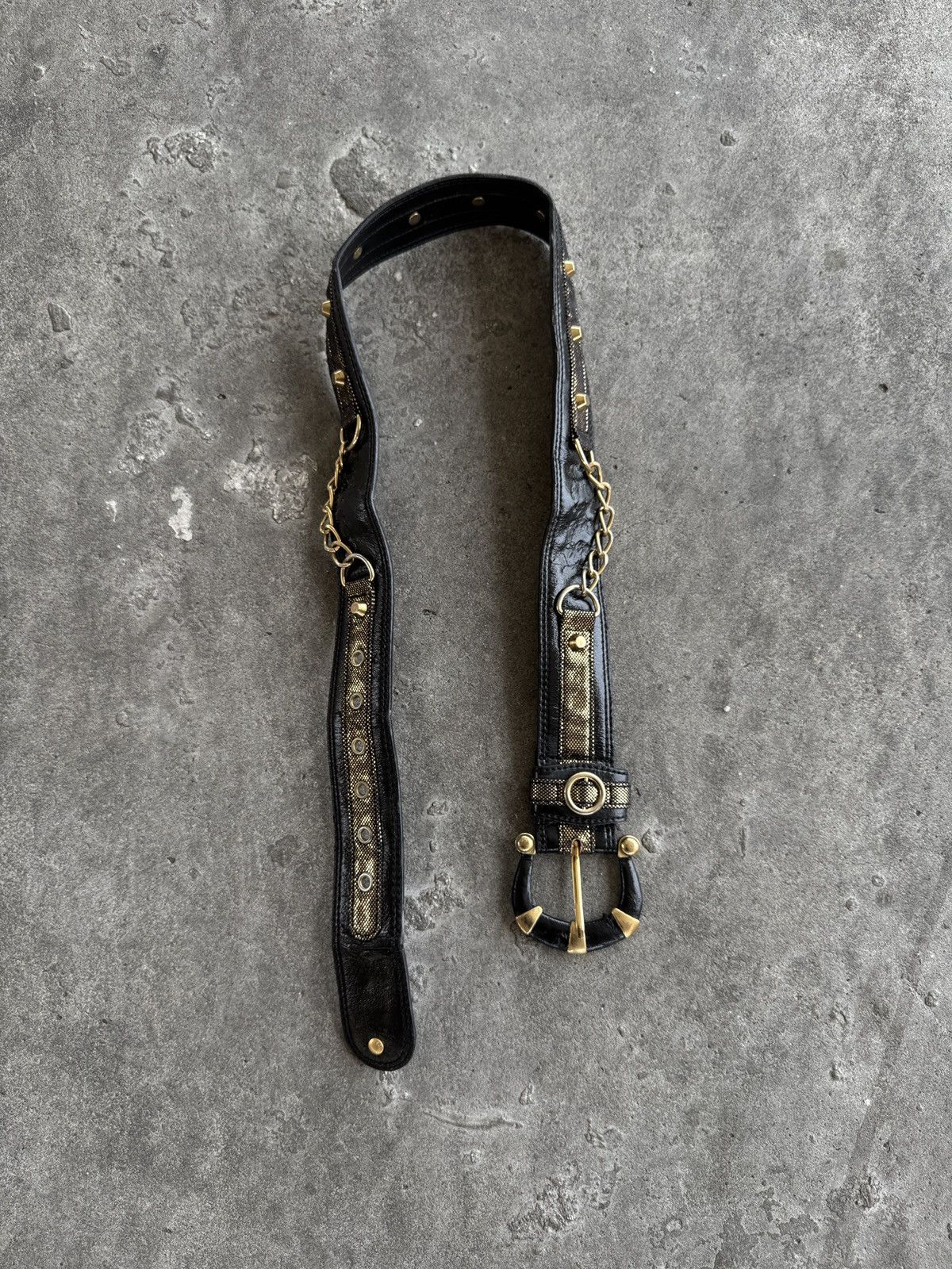 Japanese Brand Egoist Studed N Chains Belt Size ONE SIZE - 2 Thumbnail