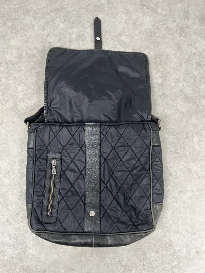 Dolce & Gabbana AW2003 Dolce & Gabbana Losange Black Leather Shoulder Bag Size ONE SIZE - 5 Thumbnail
