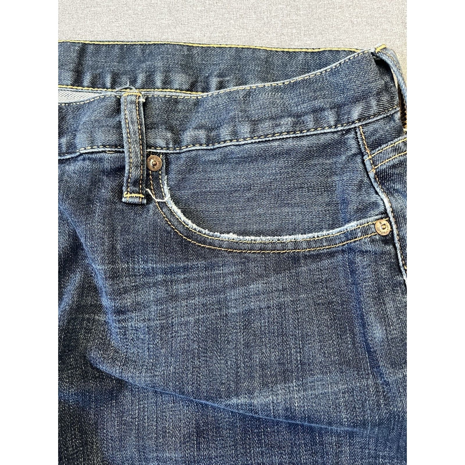 Lucky Brand Lucky Brand Jeans Men 40x32 Blue Medium Wash Cotton Stretch Size US 40 / EU 56 - 7 Thumbnail