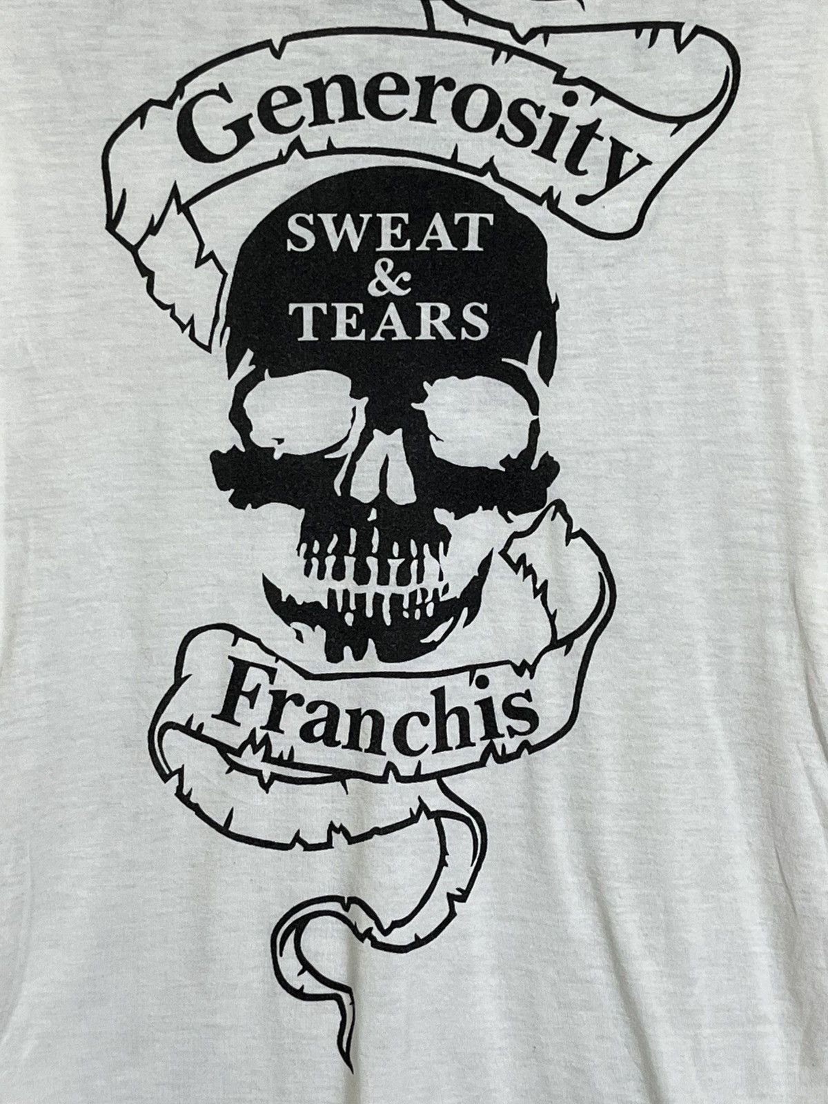 Japanese Brand Japanese cult GENEROSITY FRANCHIS by knick knack tee shirt Size US S / EU 44-46 / 1 - 4 Thumbnail