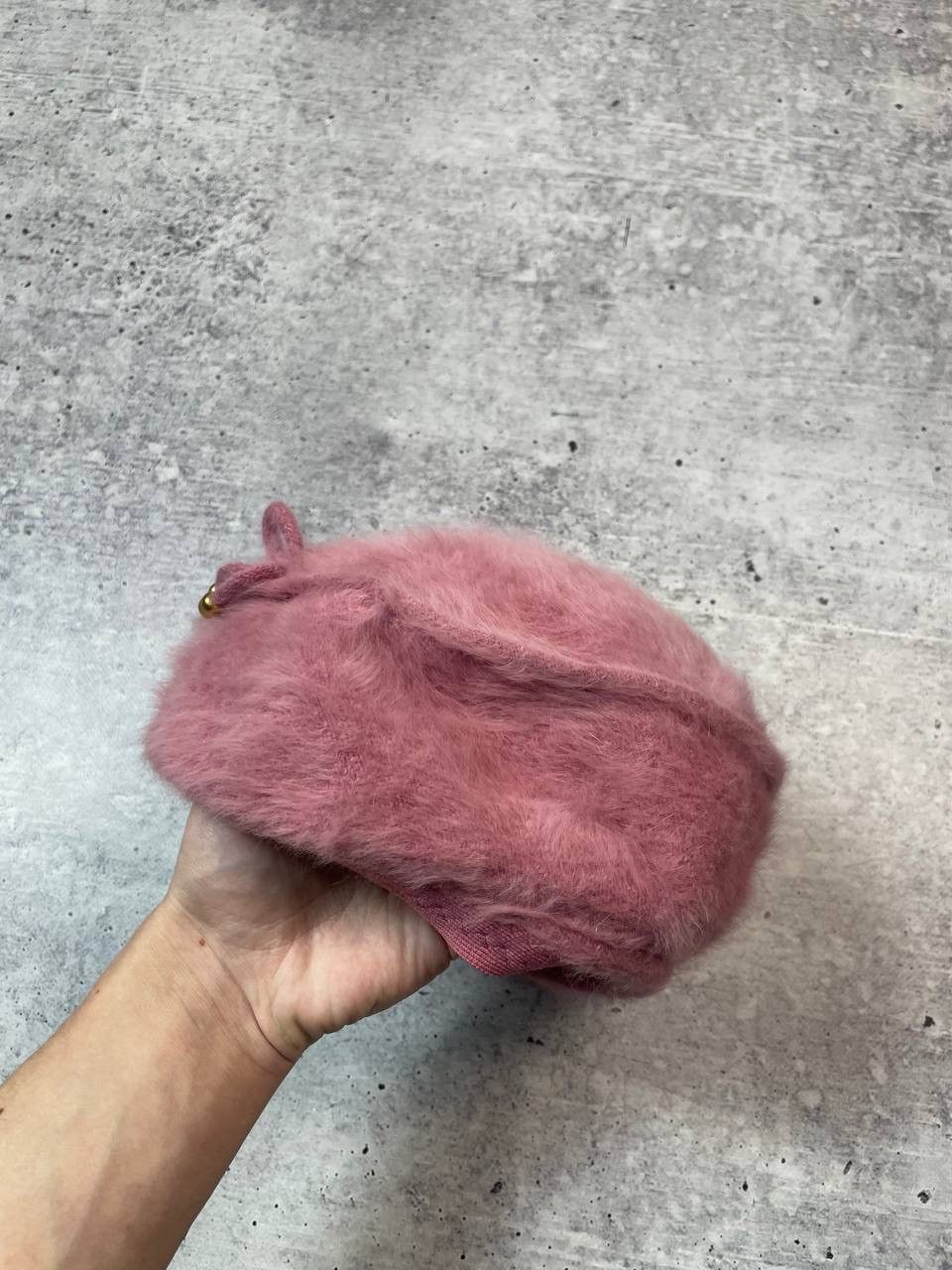 Kangol Vintage 80s Kangol Fur Angora Rose Beret Hat Y2K Size ONE SIZE - 2 Thumbnail
