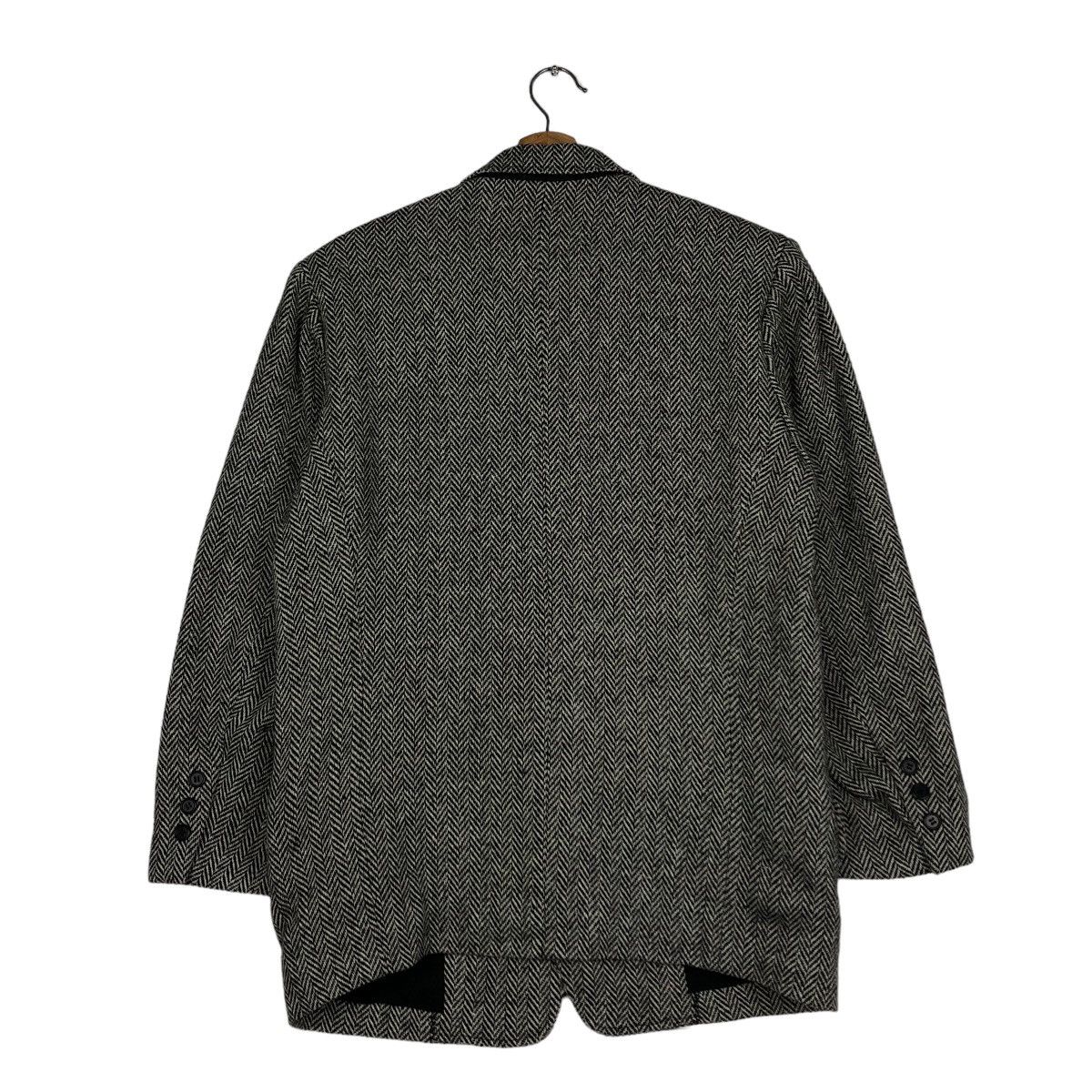 Issey Miyake 🔥VTG IS ISSEY MIYAKE WOOL JACKET HERRINGBONE DOUBLE BREAST Size US M / EU 48-50 / 2 - 8 Thumbnail