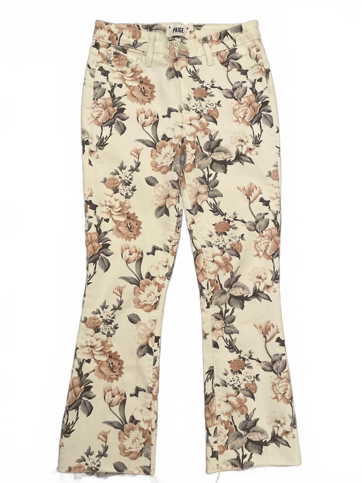 Paige Paige Jeans Pants Women's Size 27 Colette Crop Flair Cotton Size 27" / US 4 / IT 40 - 4 Thumbnail