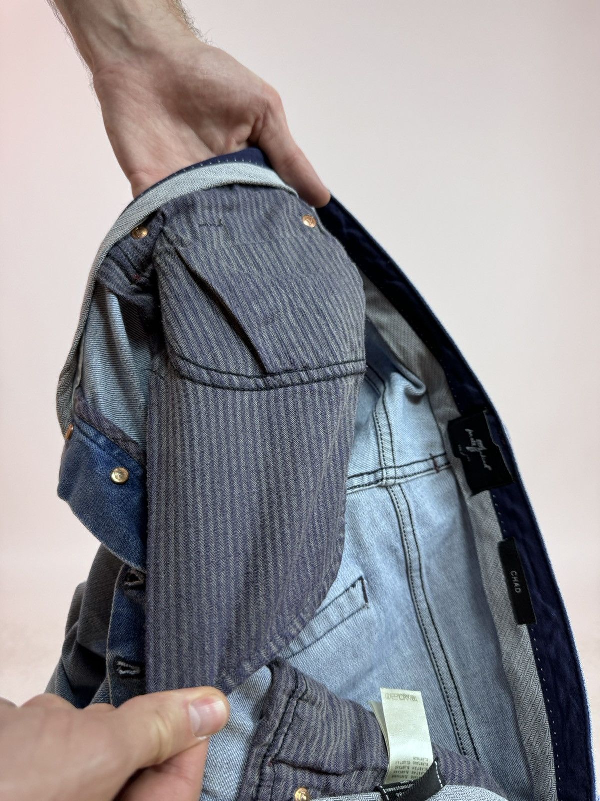 7 For All Mankind 7 For All Mankind Chad Mens Blue Jeans Los Angeles size 32 Size US 32 / EU 48 - 15 Thumbnail