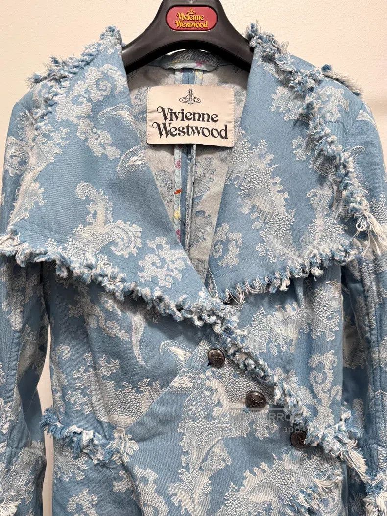 Vivienne Westwood Vivienne Westwood Suit Set, Frayed Lapel Embroidered Jacke Size M / US 6-8 / IT 42-44 - 6 Thumbnail