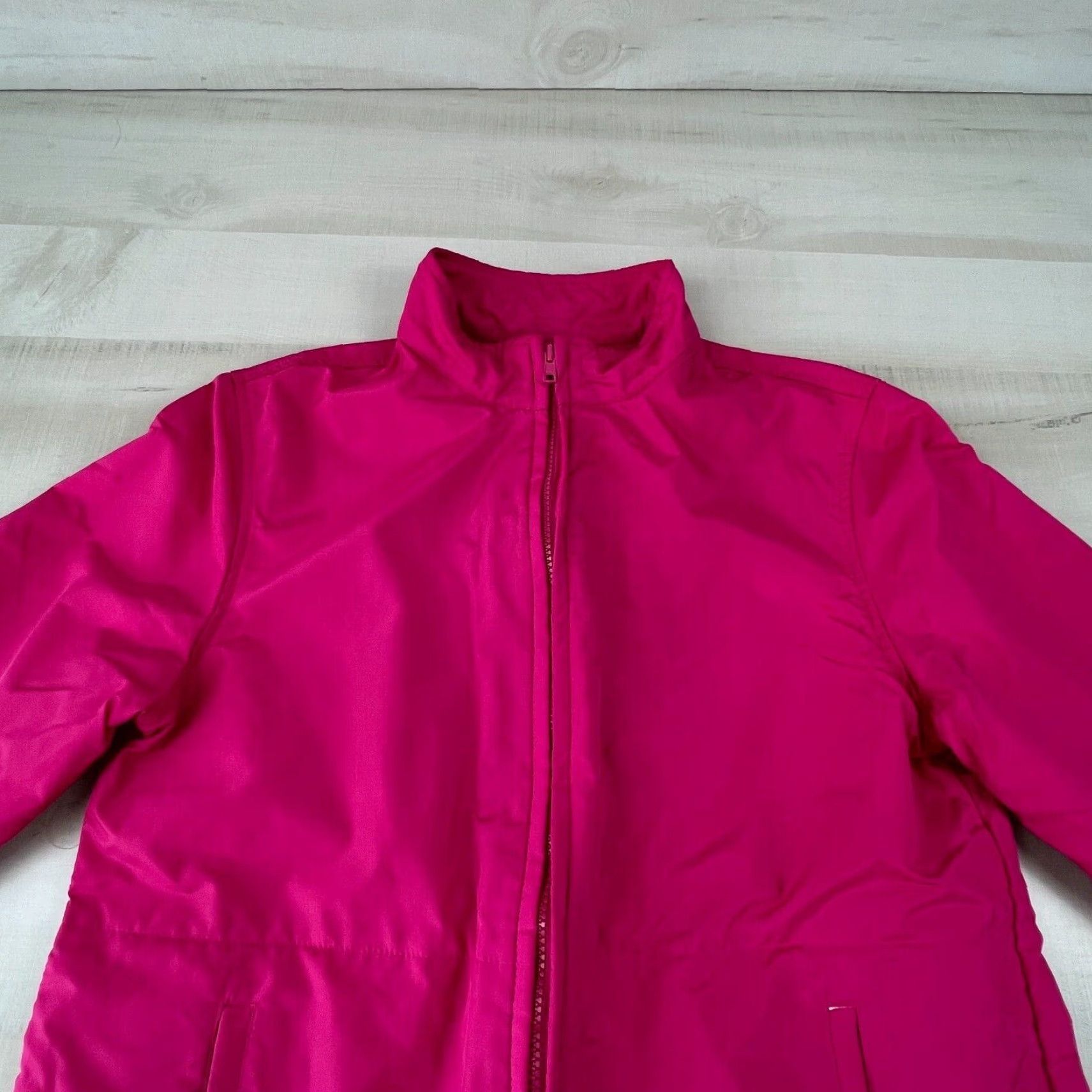 Gap Gap Womens Medium Pink Full Zip Lined Jacket Casual Softshell Polyester Size M / US 6-8 / IT 42-44 - 2 Thumbnail