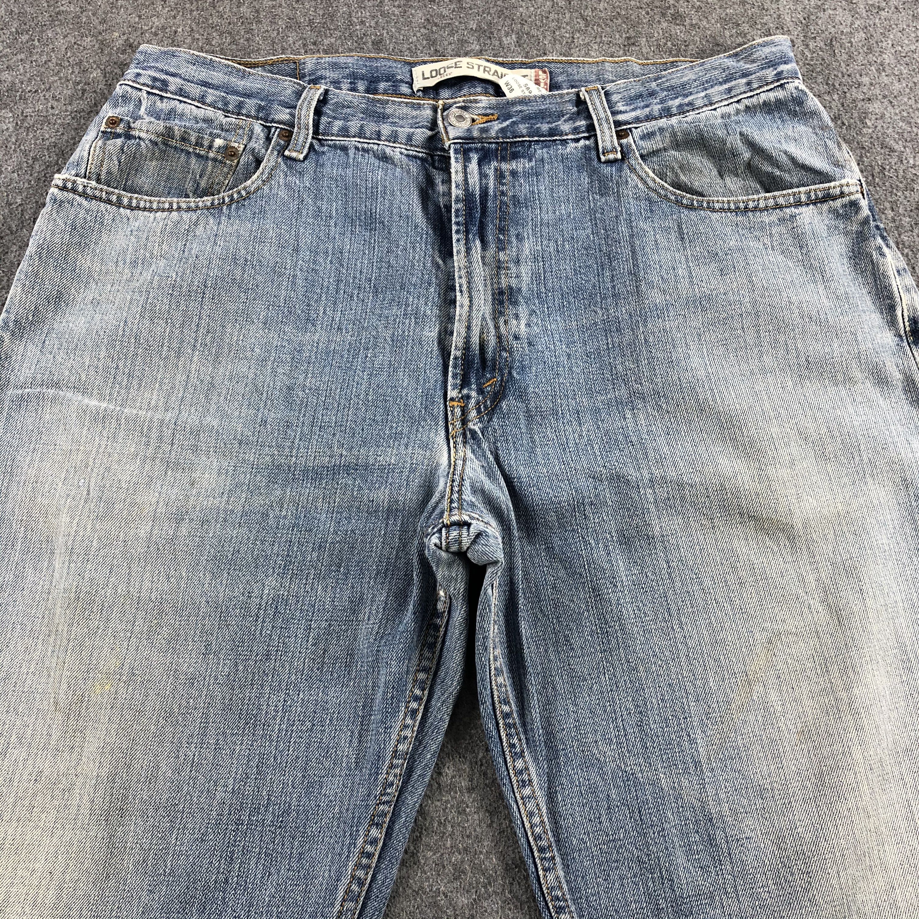 Levi's Vintage Blue Wash Levis 569 Jeans-J2237 Size US 36 / EU 52 - 3 Thumbnail