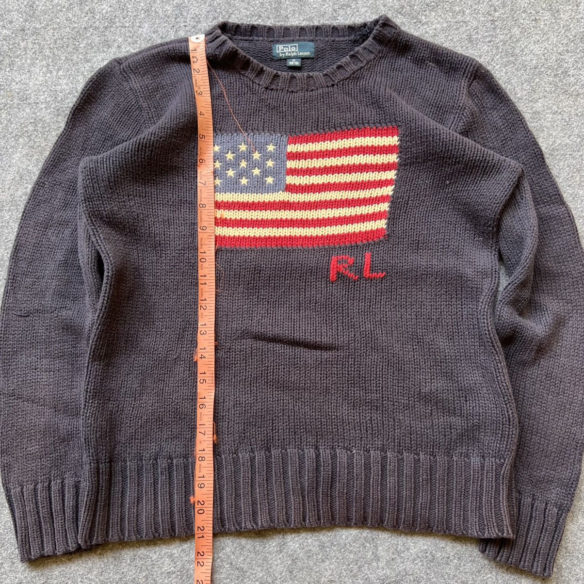 Ralph Lauren Vintage Polo Ralph Lauren American Flag Knit Sweater Size M / US 6-8 / IT 42-44 - 6 Thumbnail
