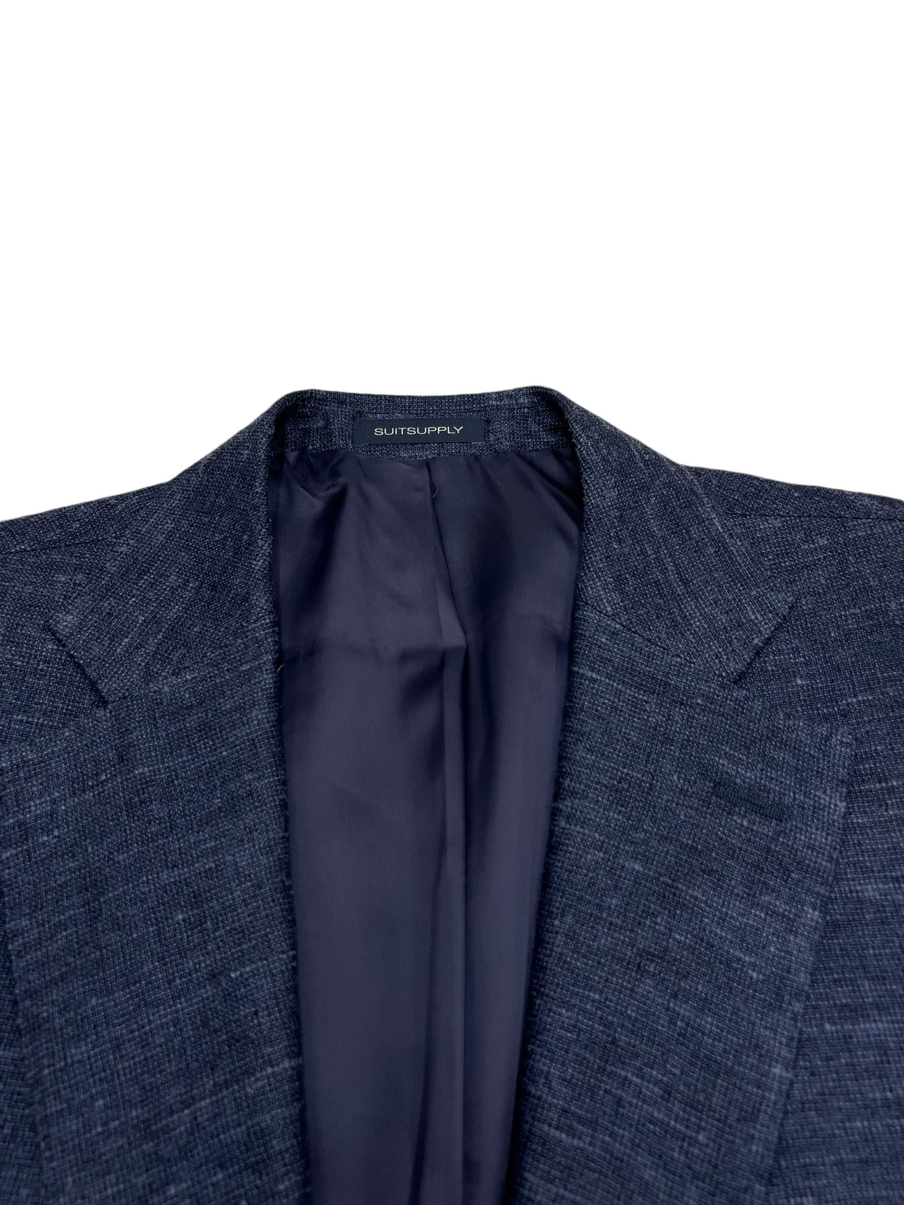 Suitsupply Lazio Silk Linen Wool Blazer Waistcoat Suit EU:54; UK/US:44S Size 44S - 8 Thumbnail