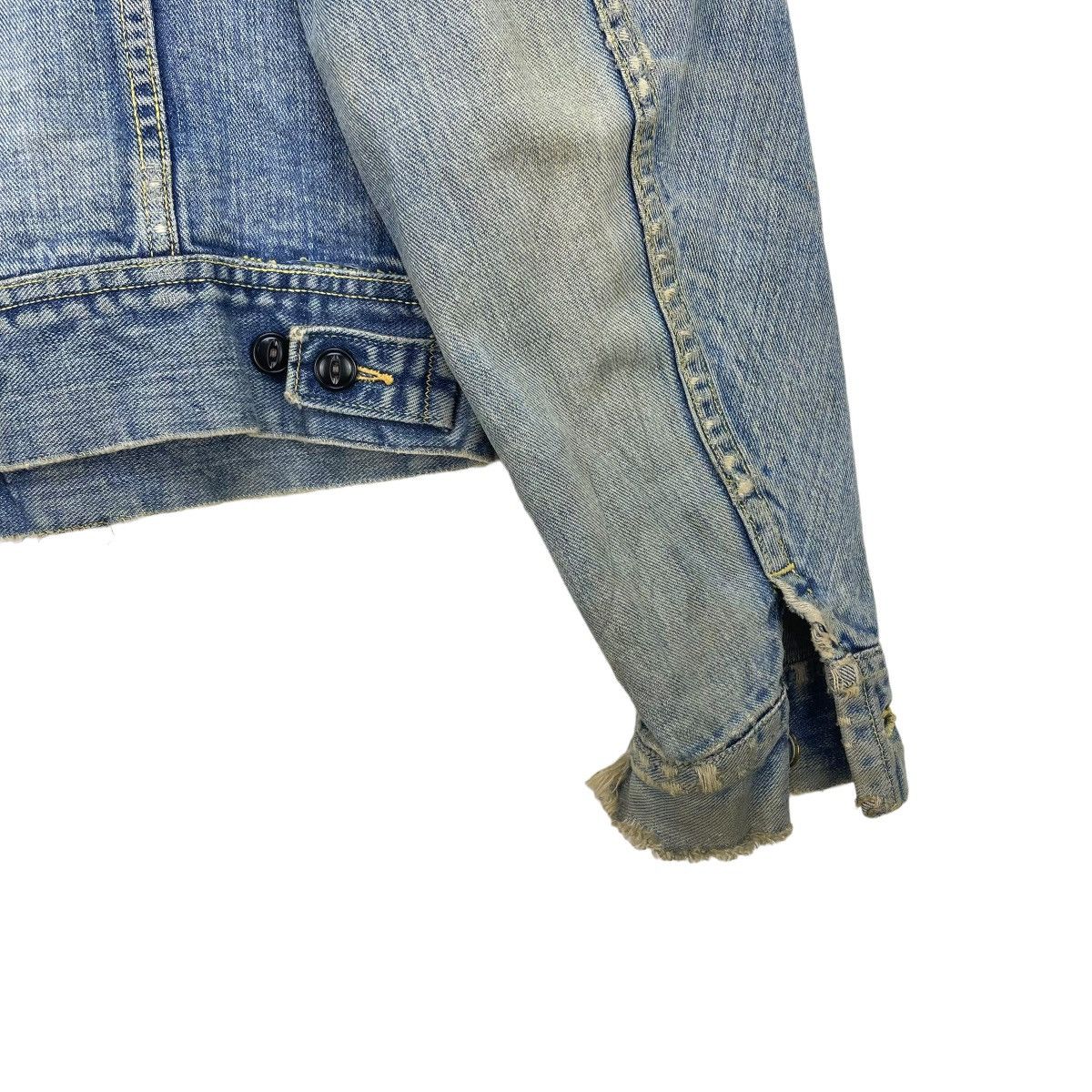 Lee 🔥Vtg 80s Distressed Lee Riders 1O1 Jacket Trucker Denim Size US M / EU 48-50 / 2 - 11 Thumbnail