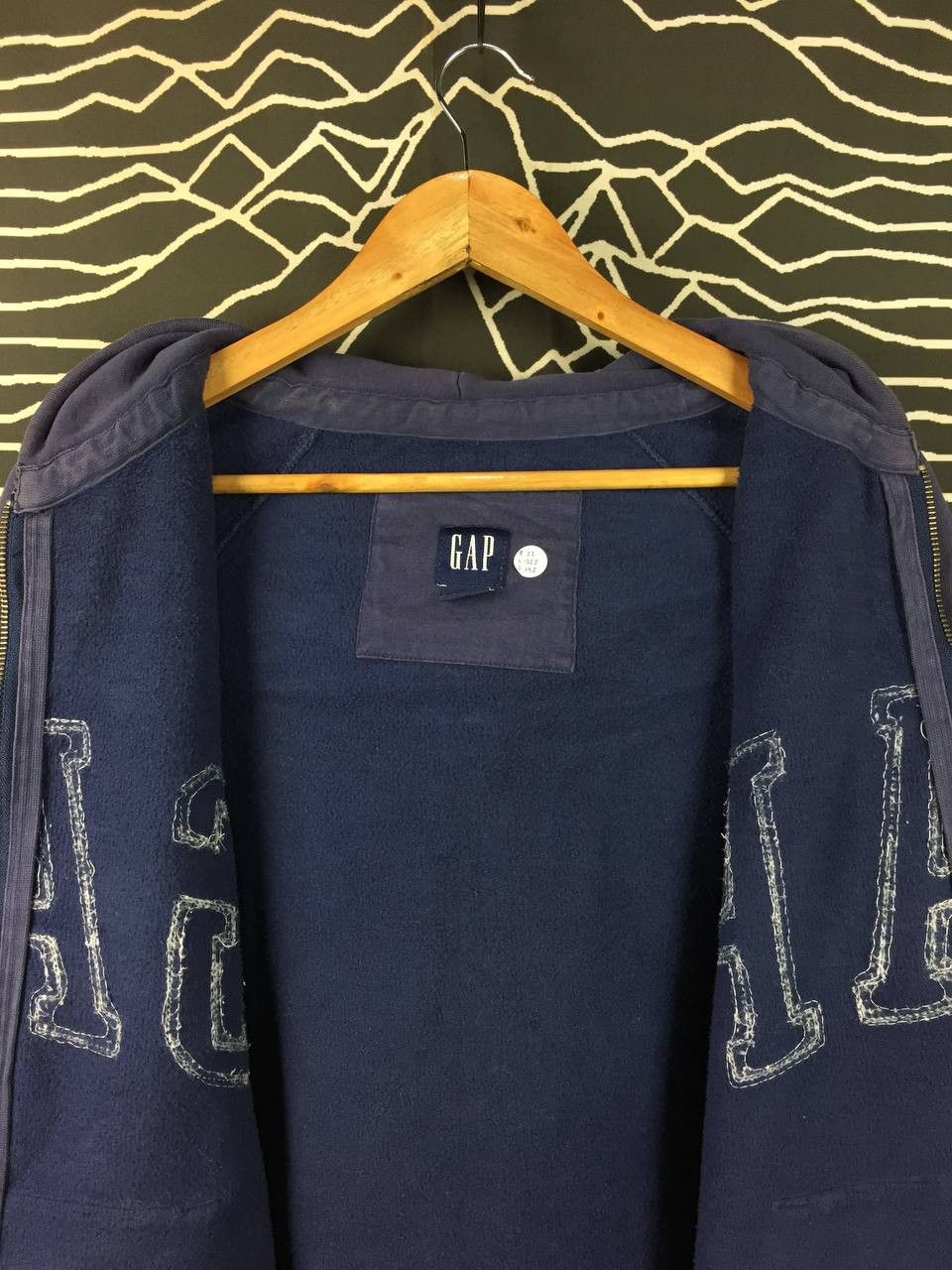 Gap GAP Spell Out Embroidered Logo Full Zip Hoodie Size M Size US M / EU 48-50 / 2 - 4 Thumbnail