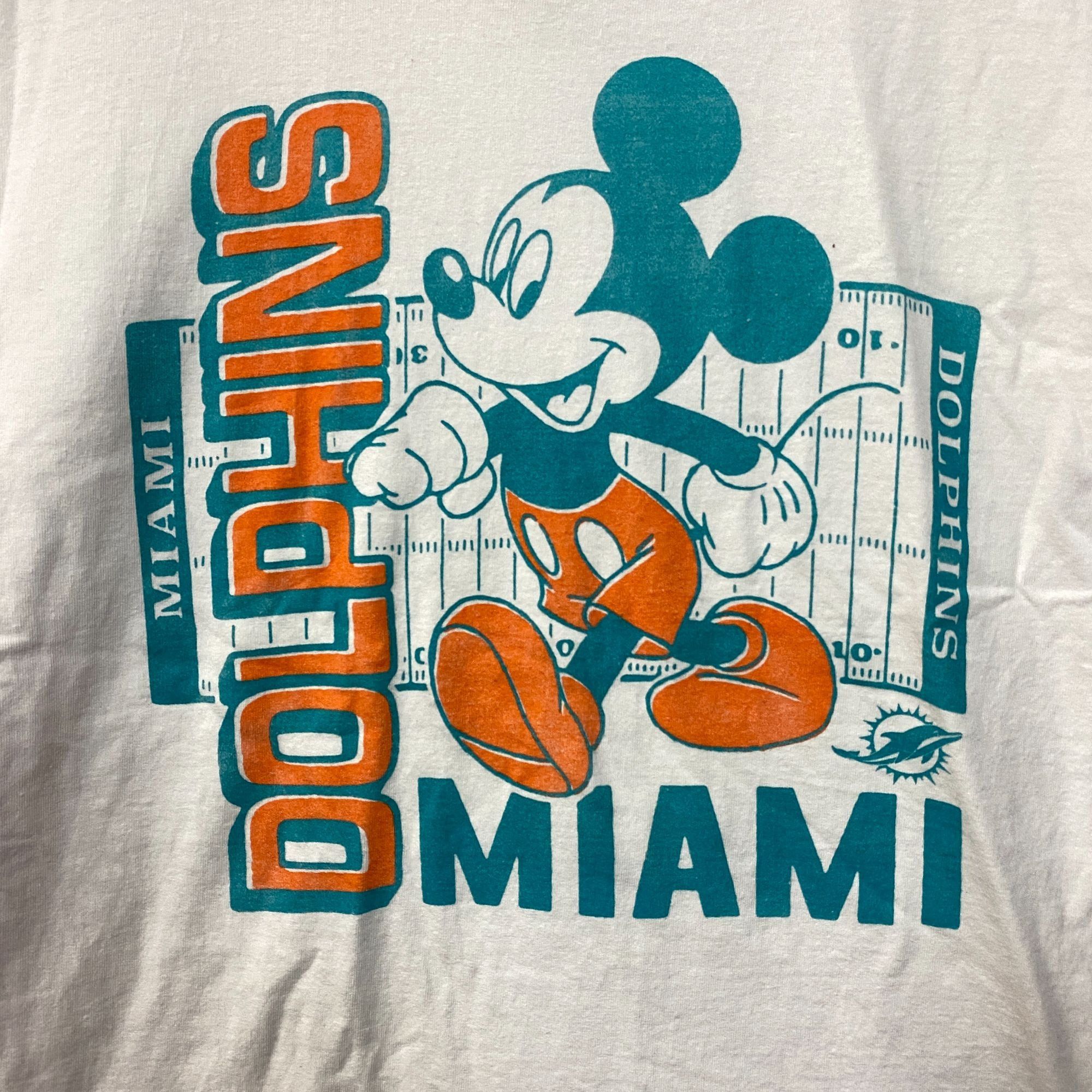 Disney Disney x Junk Food NFL Miami Dolphins Mickey Mouse Field T-S Size US M / EU 48-50 / 2 - 2 Thumbnail