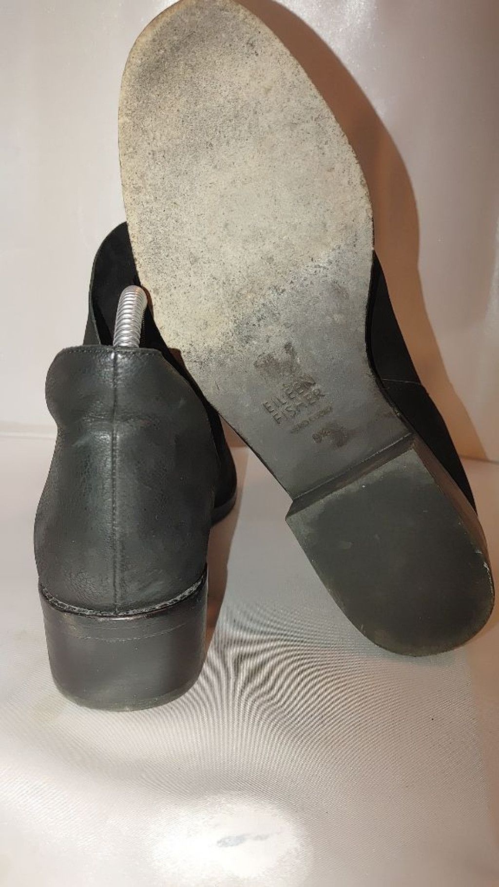 Eileen Fisher Eileen Fisher Leaf Nubuck Tumbled Leather Boots Size 9.5 Size US 9.5 / IT 39.5 - 9 Thumbnail