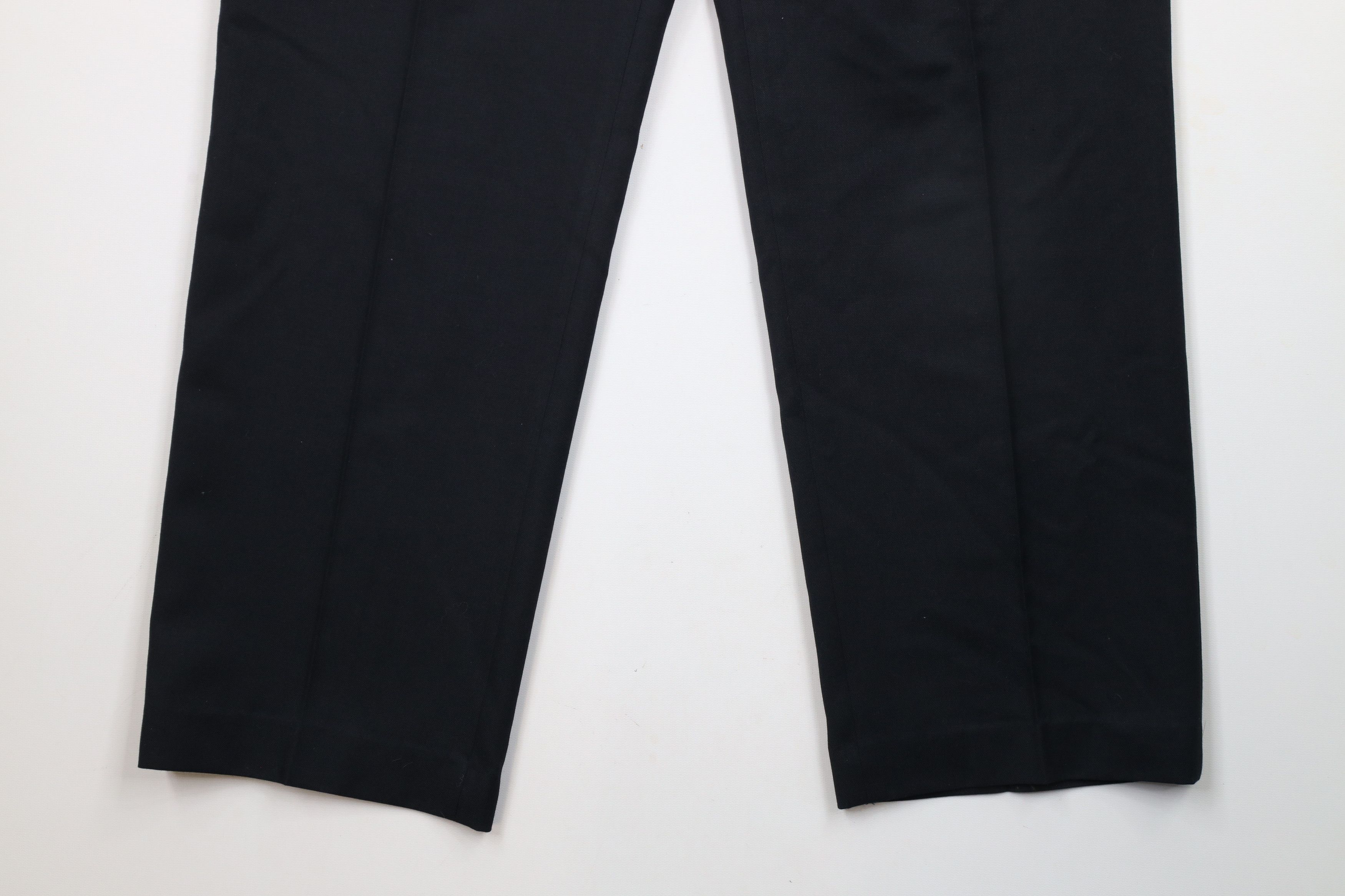 Vintage Vintage 90s Streetwear Pleated Chino Pants Trousers Black Size US 34 / EU 50 - 4 Thumbnail