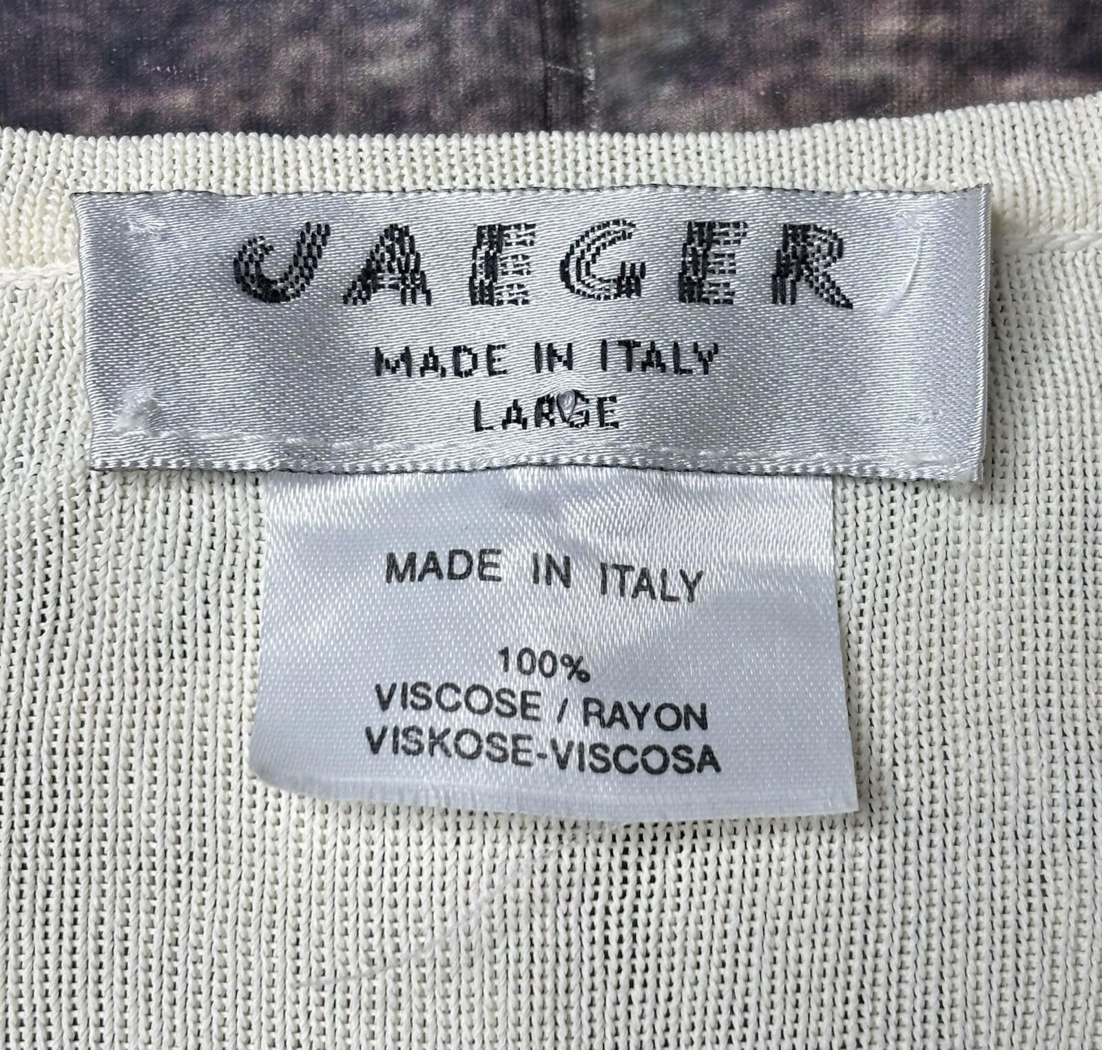 Jaeger Jaeger Tank Top Womens Large Made in Italy Rayon Knit Size L / US 10 / IT 46 - 2 Thumbnail