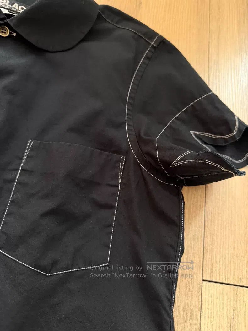 Comme des Garcons Comme des Garcons Black Short Sleeve Top Size XS / US 0-2 / IT 36-38 - 7 Thumbnail