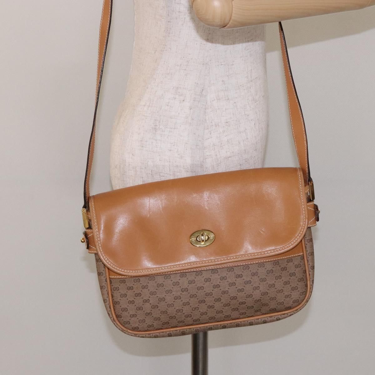Gucci GUCCI Micro GG Supreme Shoulder Bag Pvc Beige Gold Size ONE SIZE - 21 Thumbnail