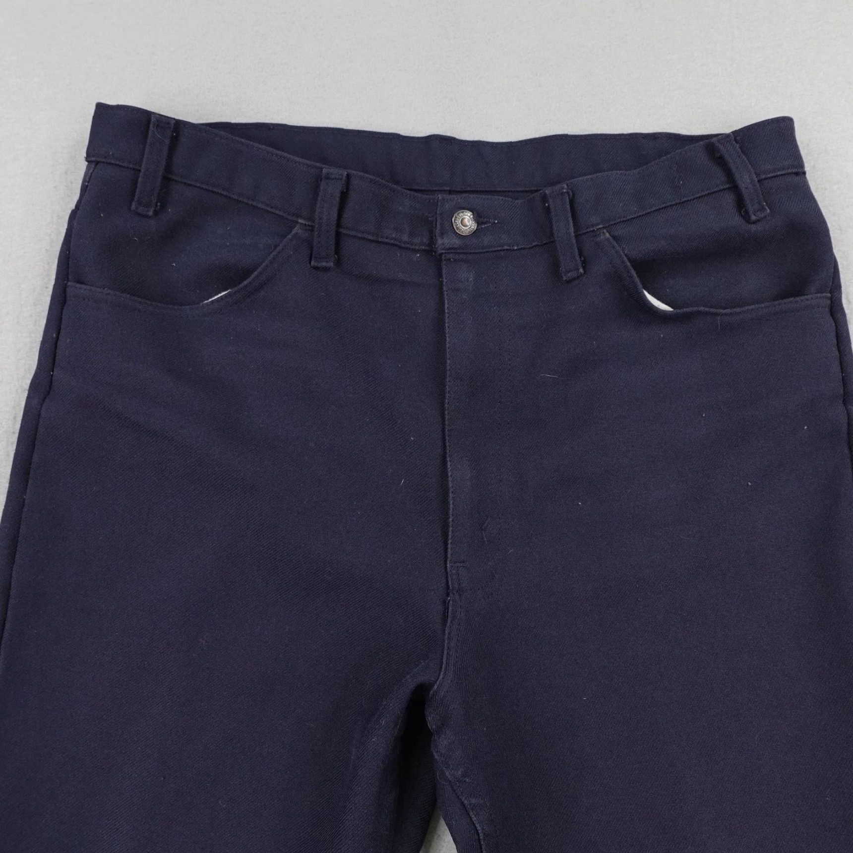 Levi's VINTAGE Levi's Pants Mens 38x32 Blue Chino Straight Leg Black Tab Disco 70s Size US 38 / EU 54 - 2 Thumbnail