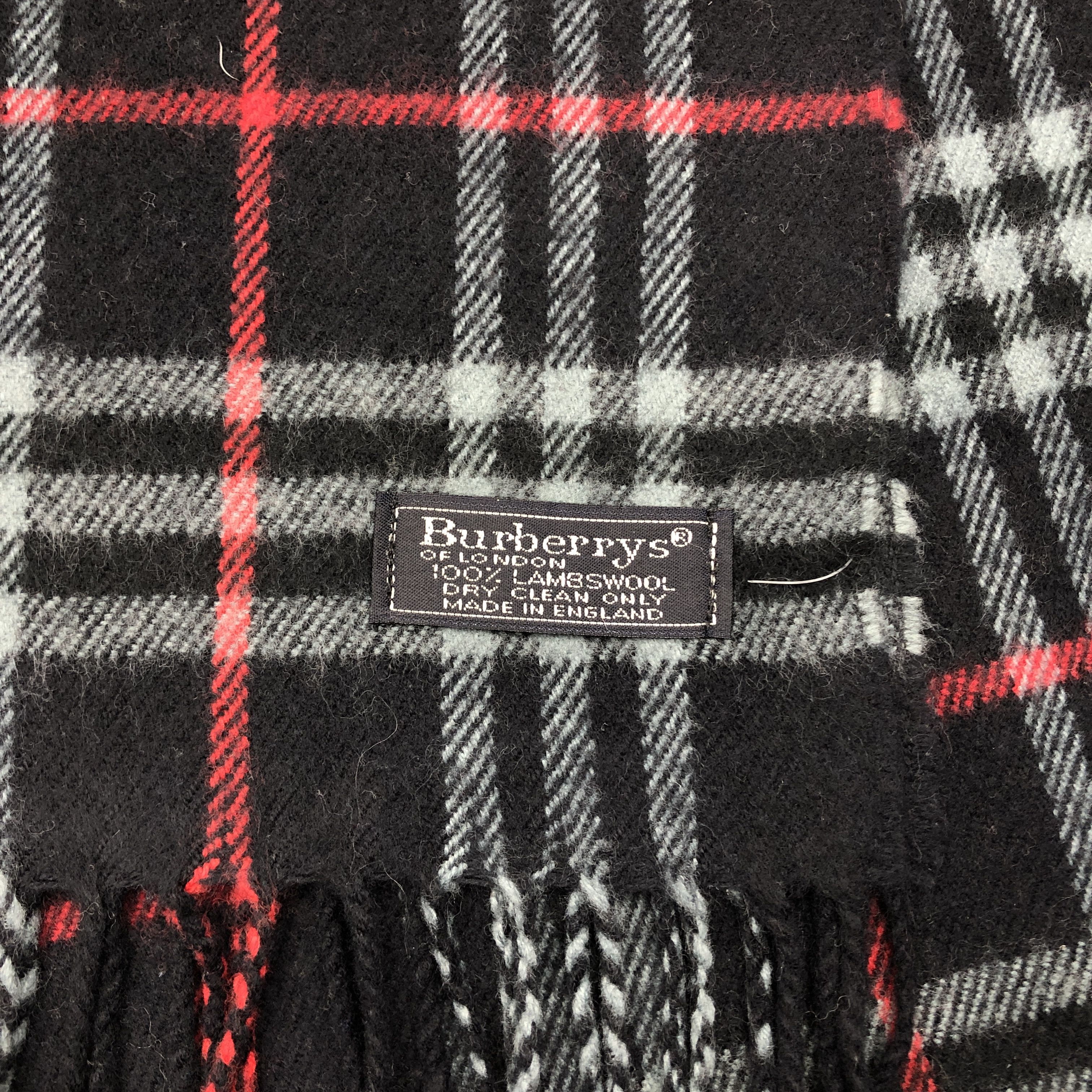 Burberry Vintage Burberry Scarf Muffler Wool Cashmere Scarves Size ONE SIZE - 4 Thumbnail
