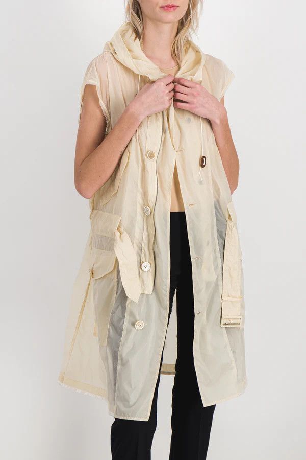 o1y0625 Hooded Coat in Beige