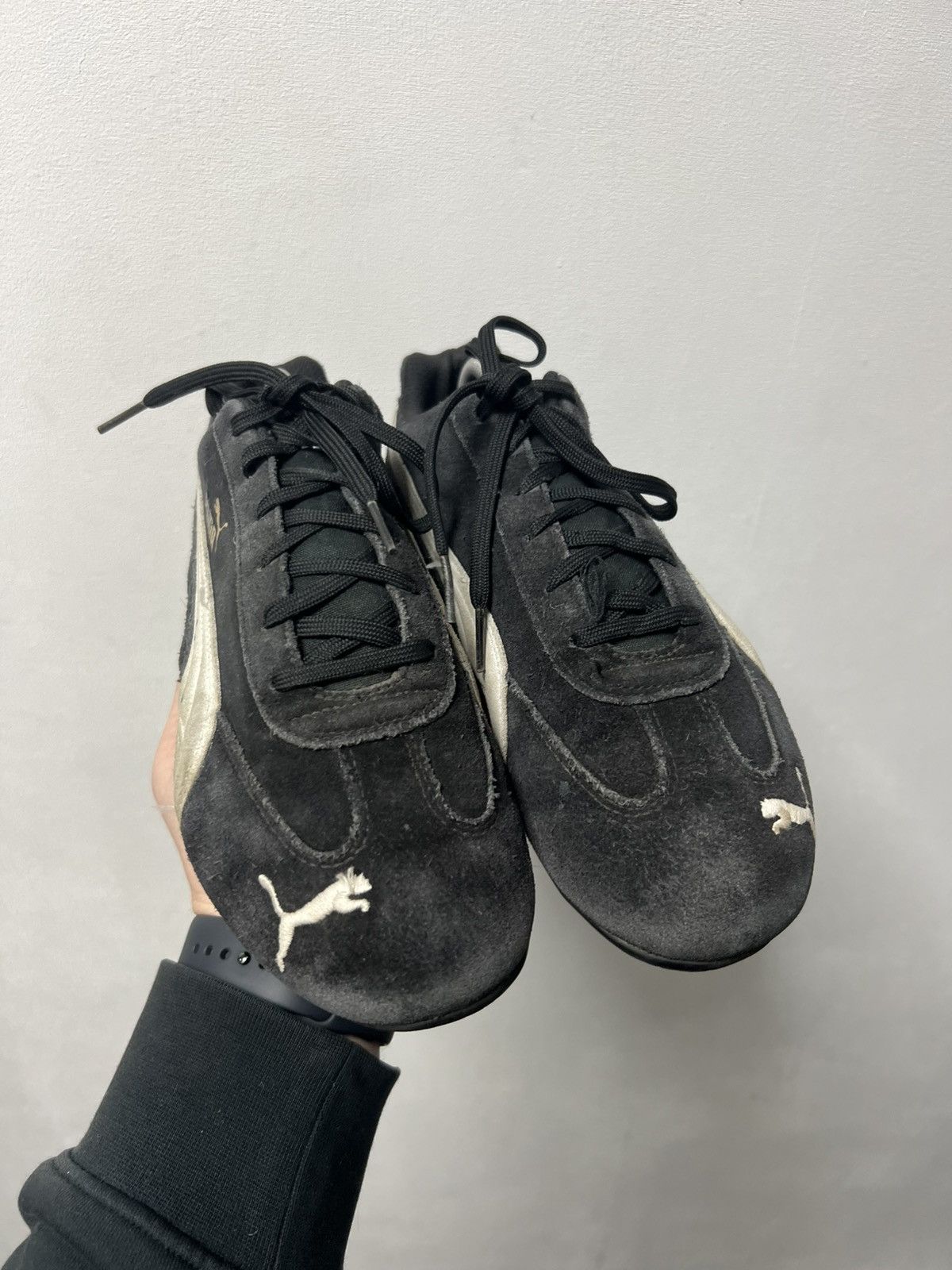 Japanese Brand Puma Speedcat Black Suede Sneakers Shoes Mostro Y3 Vibe Size US 7.5 / EU 40-41 - 4 Thumbnail