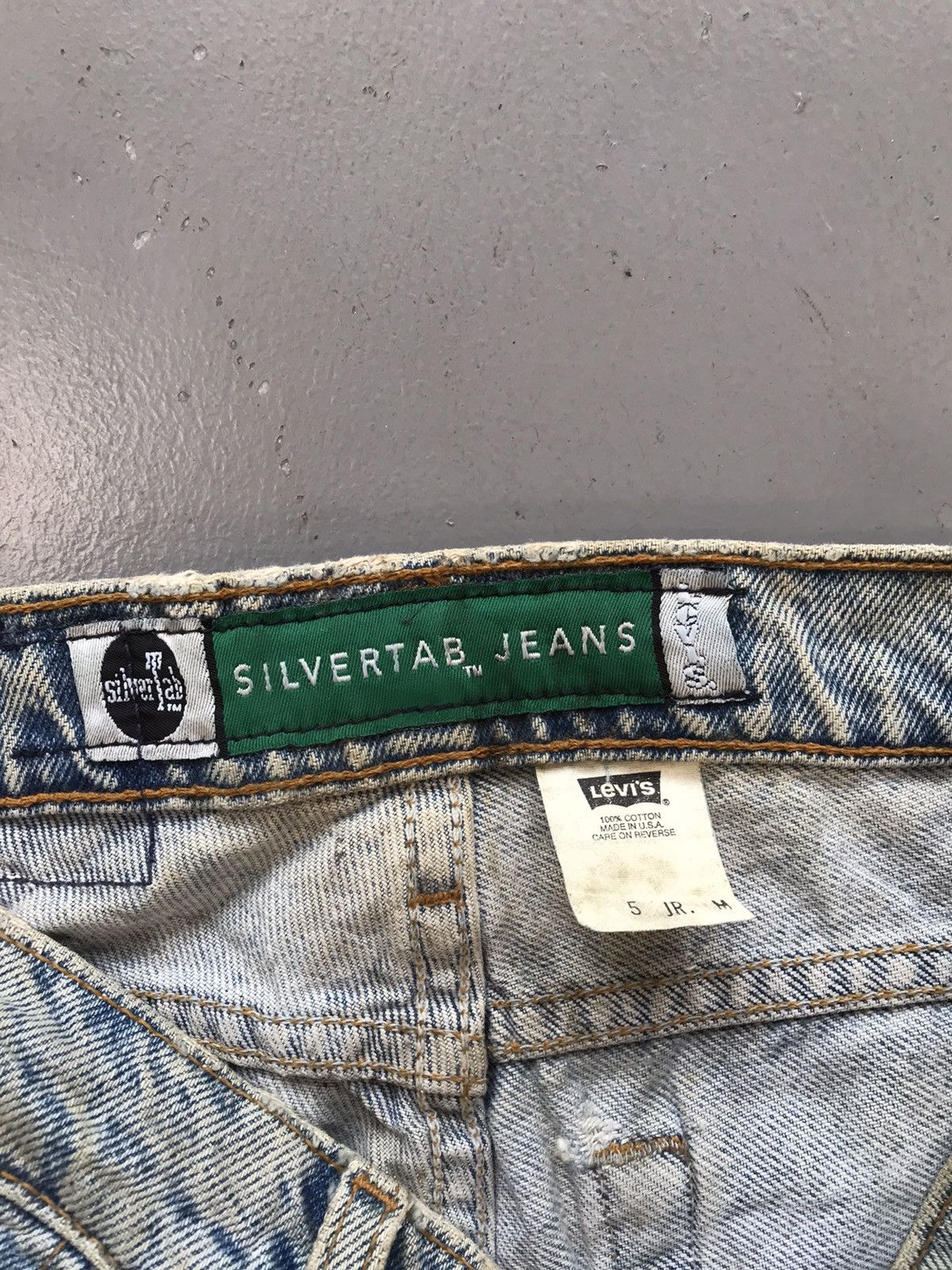 Levi's × Vintage Vintage Levi’s silver tab Straight fit denim Size US 28 / EU 44 - 6 Thumbnail