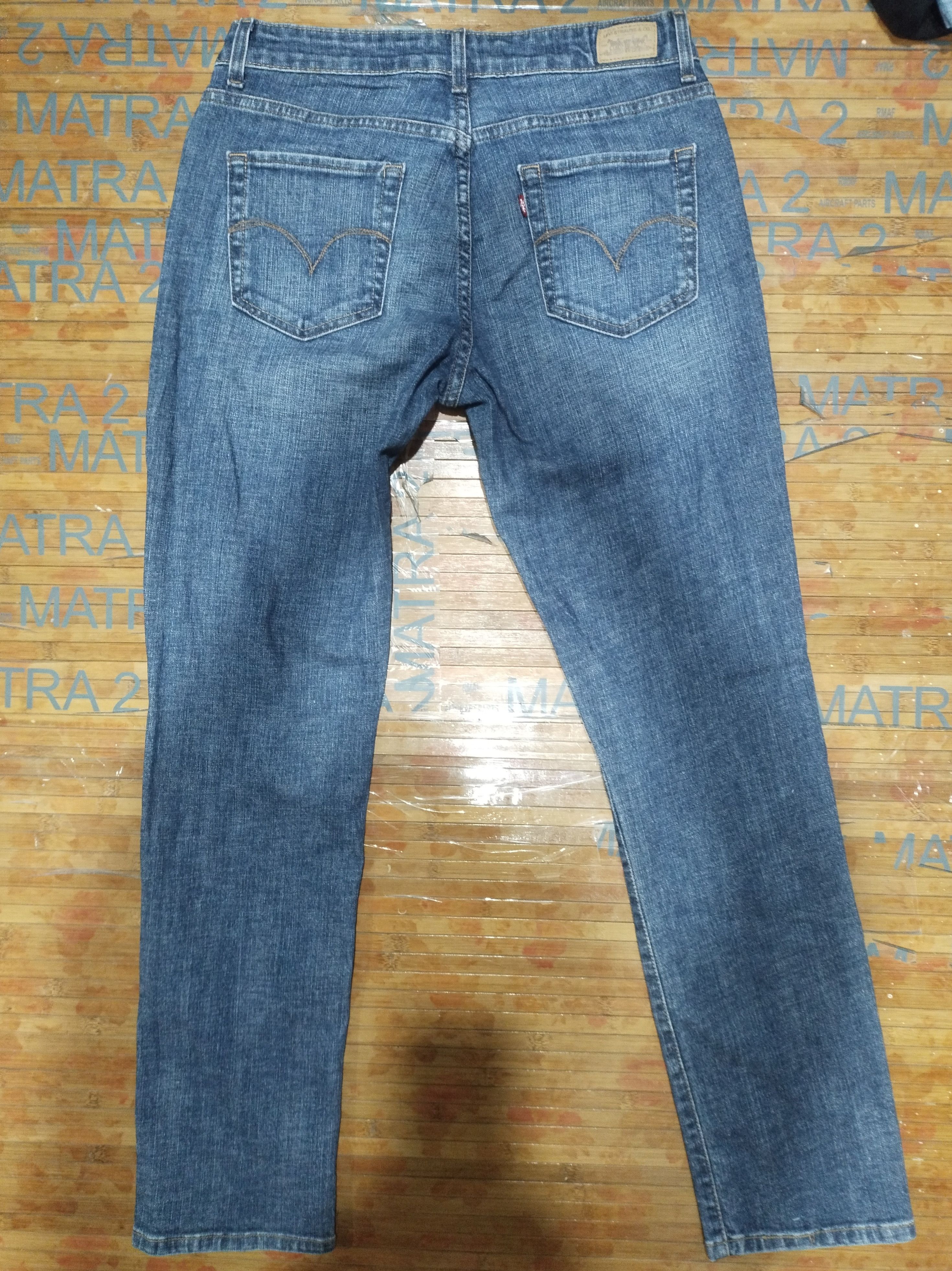 Levi's × Vintage Levis Women "Stretchabe" Mide Rise Skinny Sz 30" Size 30" / US 8 / IT 44 - 2 Thumbnail