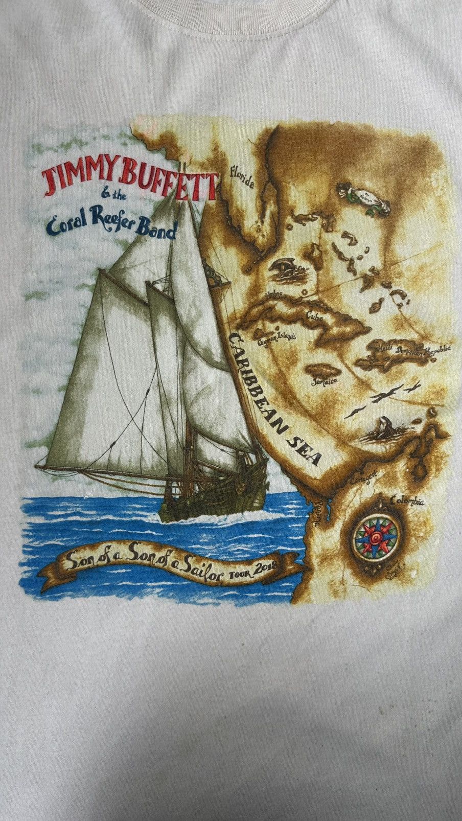 Band Tees VINTAGE JIMMY BUFFET BAND TEE Size US XXL / EU 58 / 5 - 2 Thumbnail