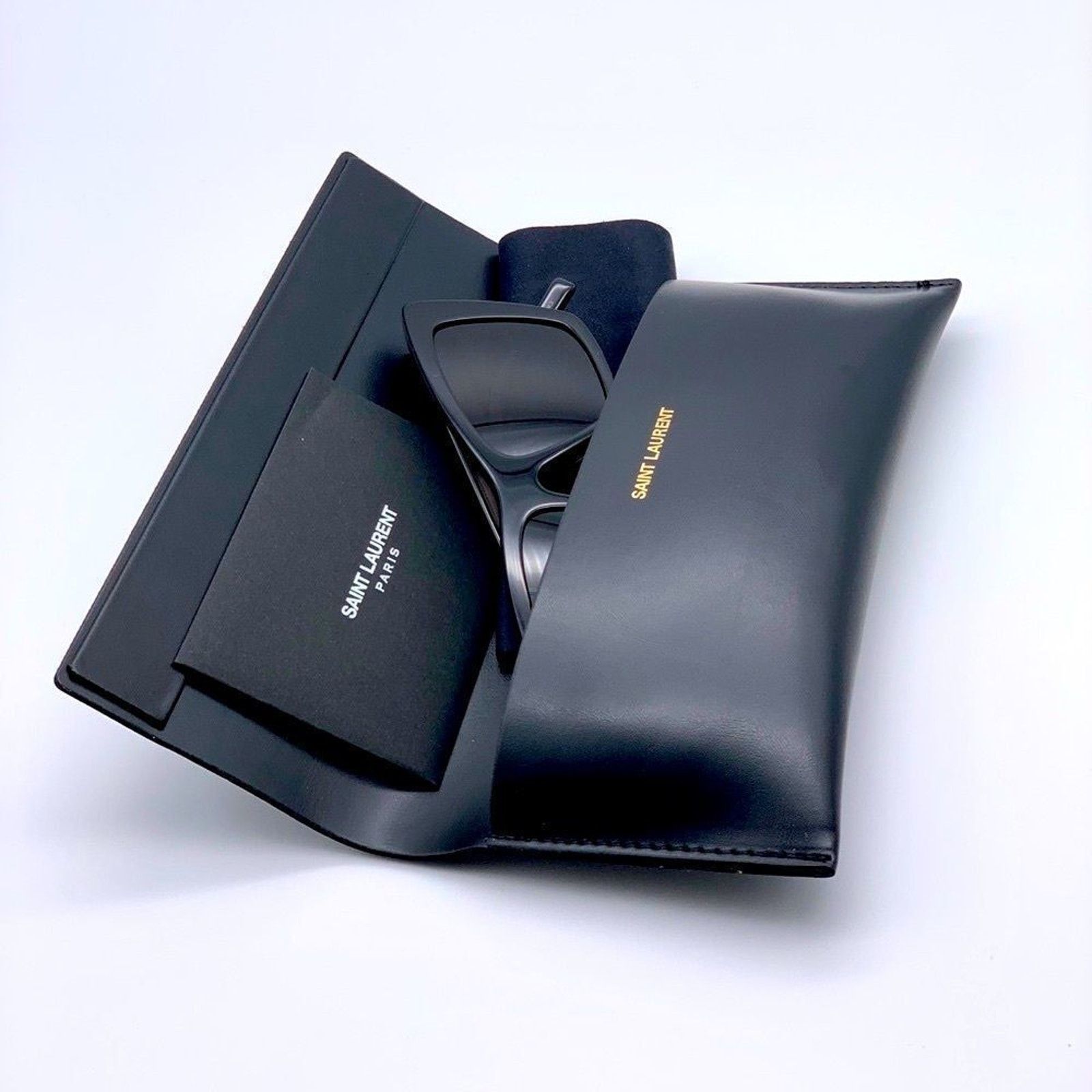 Saint Laurent Paris BRAND NWT Saint Laurent SL 276 Mica Black/Grey Sunglasses Size ONE SIZE - 9 Thumbnail