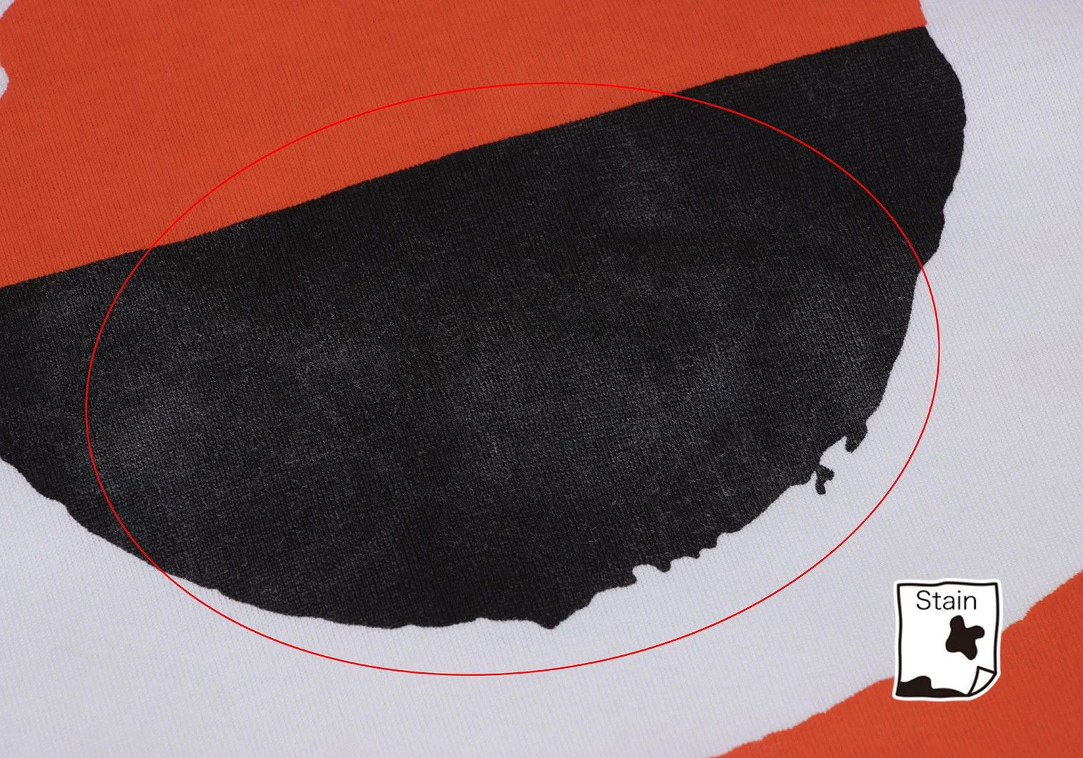 Junya Watanabe Printed T-Shirt in Black, White, and Orange, Size M Size US M / EU 48-50 / 2 - 7 Thumbnail