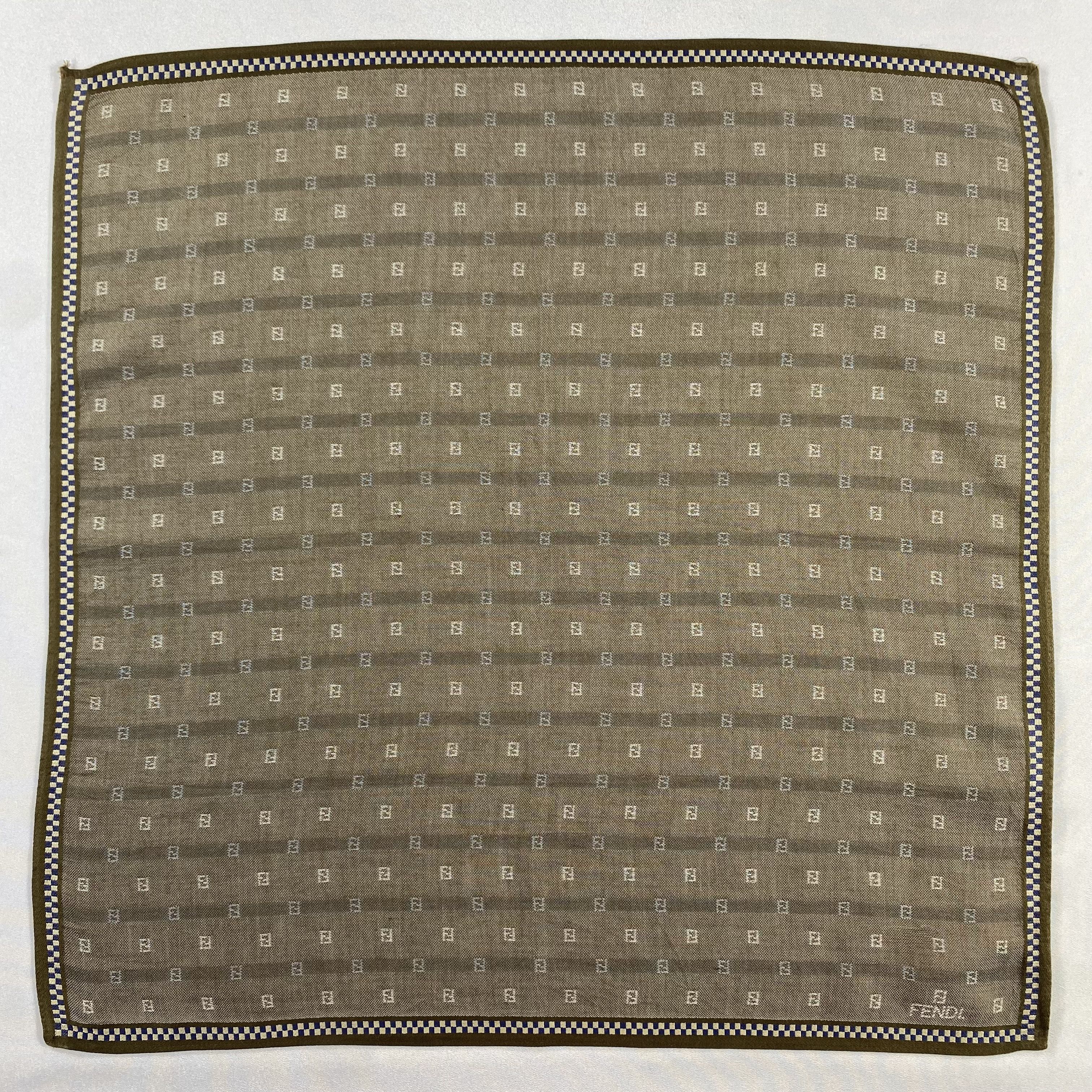 Vintage Fendi Handkerchief / Neckerchief / Bandana-P1586 Size ONE SIZE - 1 Thumbnail