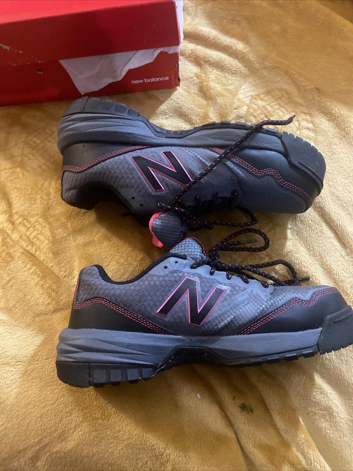 New Balance NEW BALANCE WID589T1 WOMEN'S COMPOSITE TOE SAFE GRAY PINK 10 Size US 10 / IT 40 - 2 Thumbnail