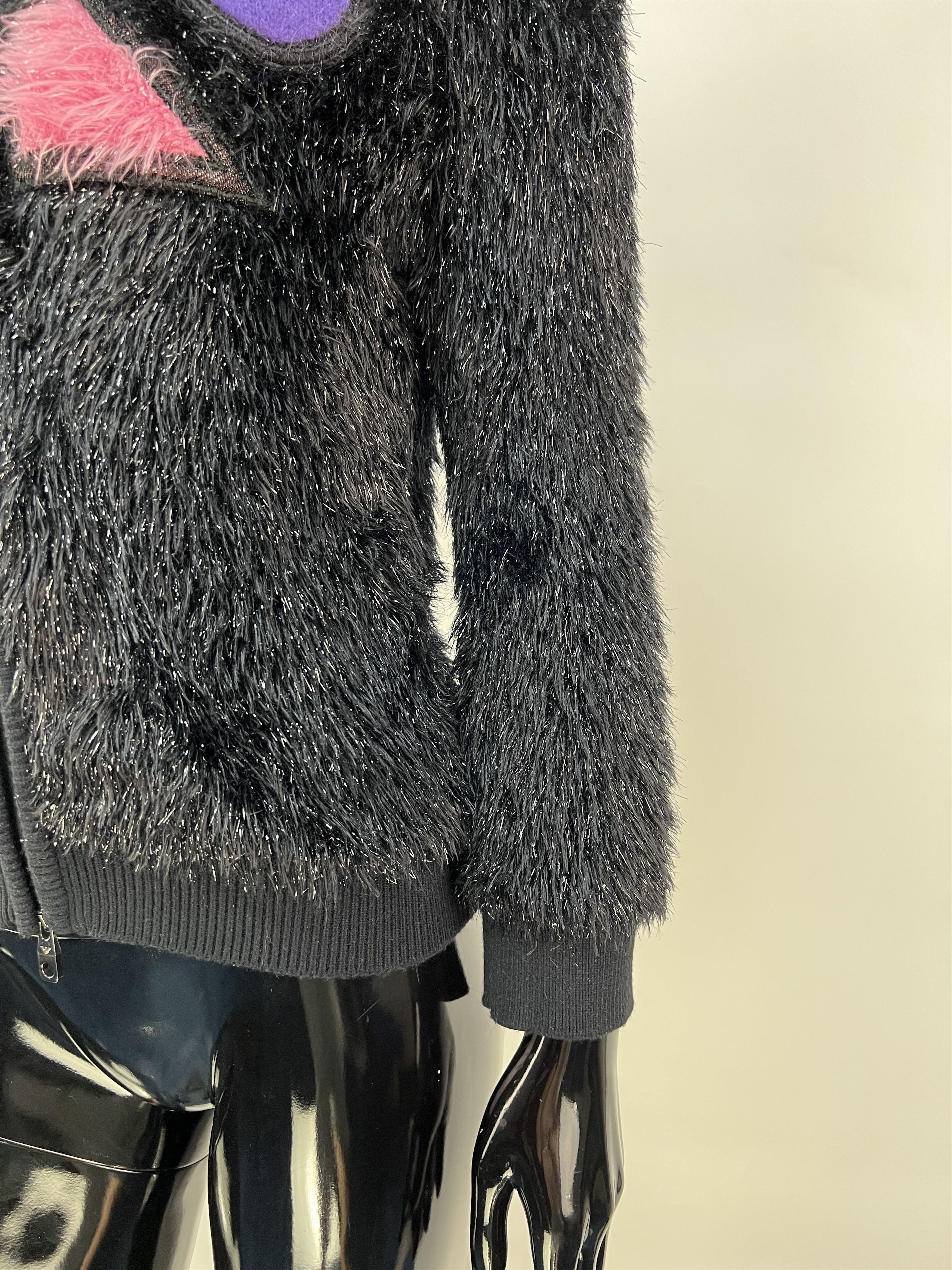Emporio Armani Emporio Armani Style Fur Fuzzy Mohair Full Zip Jacket Size M / US 6-8 / IT 42-44 - 5 Thumbnail