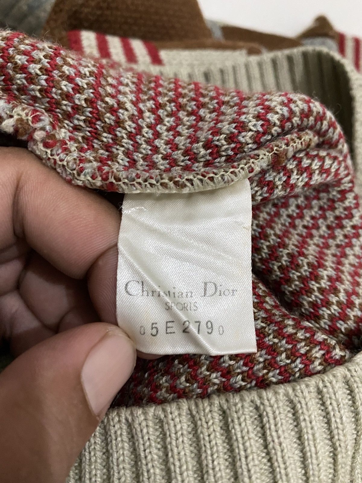 Christian Dior Monsieur 🔥Christian Dior Sports Chekered Sweater Knitwear Size US M / EU 48-50 / 2 - 8 Thumbnail