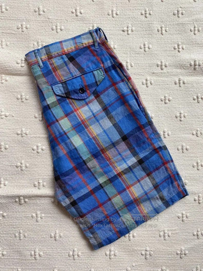 Kapital Kapital Plaid Casual Linen Shorts Size US 30 / EU 46 - 3 Thumbnail