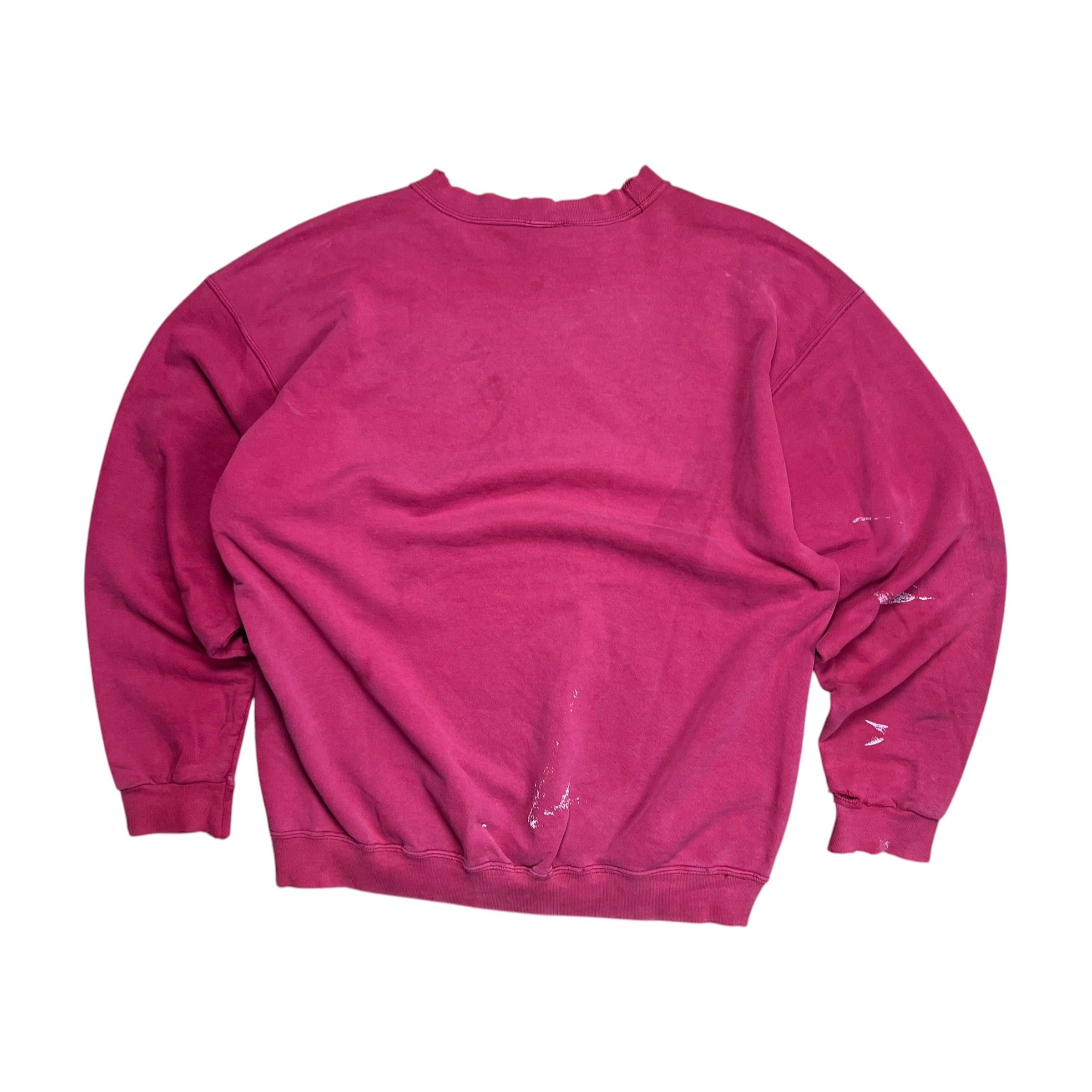 Nike Nike Embroidered Burgundy Swoosh Crewneck Sweatshirt - L Size US L / EU 52-54 / 3 - 4 Thumbnail