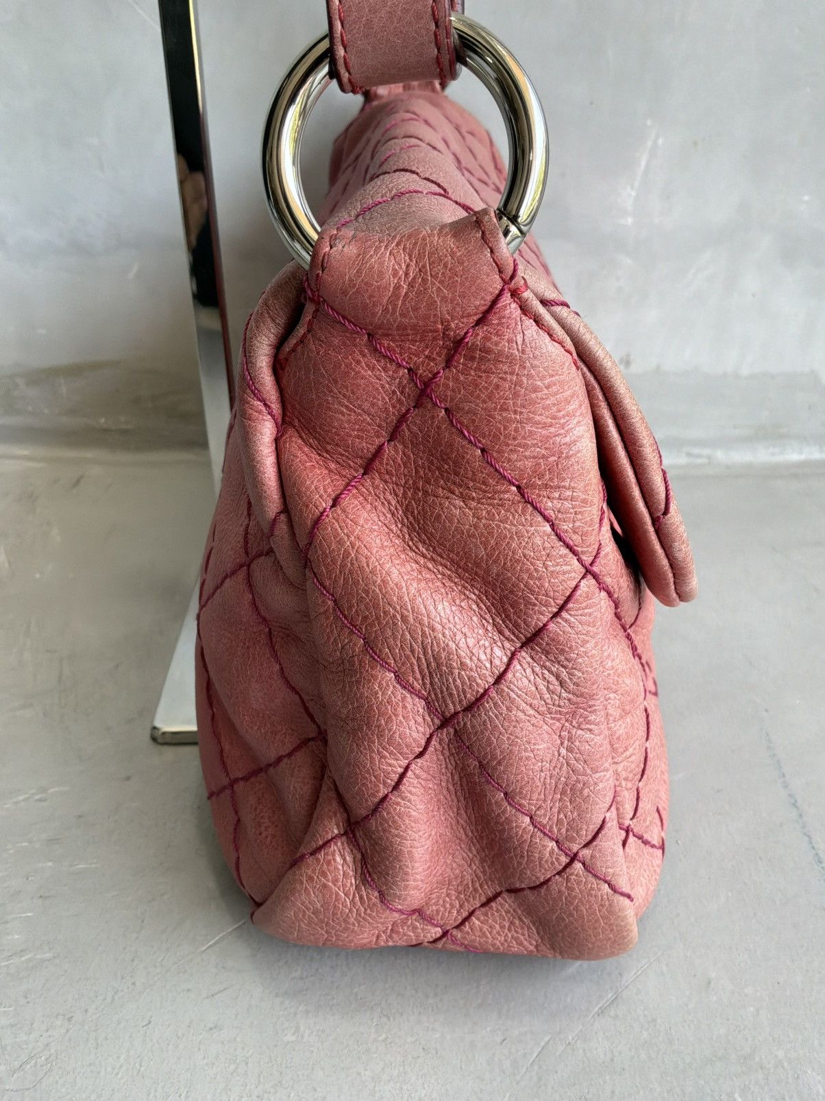 Chanel Chanel - On The Road - Quilted Lambskin Flap Shoulder Bag Size ONE SIZE - 7 Thumbnail