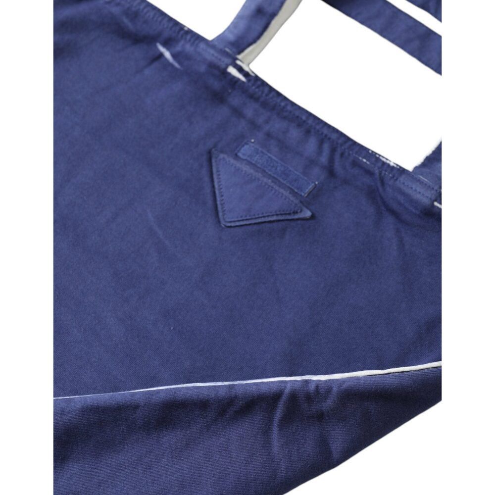 Prada Prada Elegant Blue Tote Bag for Chic Outings Size ONE SIZE - 3 Thumbnail