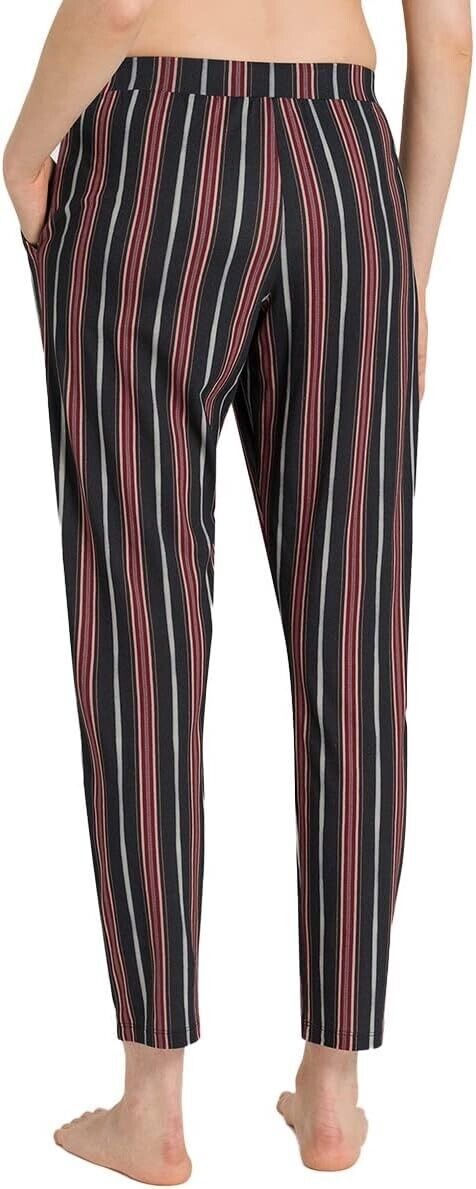 Hanro Hanro Lounge Sleep Marsala Stripe Pyjama Pants ( L ) Size 24" / US 00 / IT 34 - 3 Thumbnail