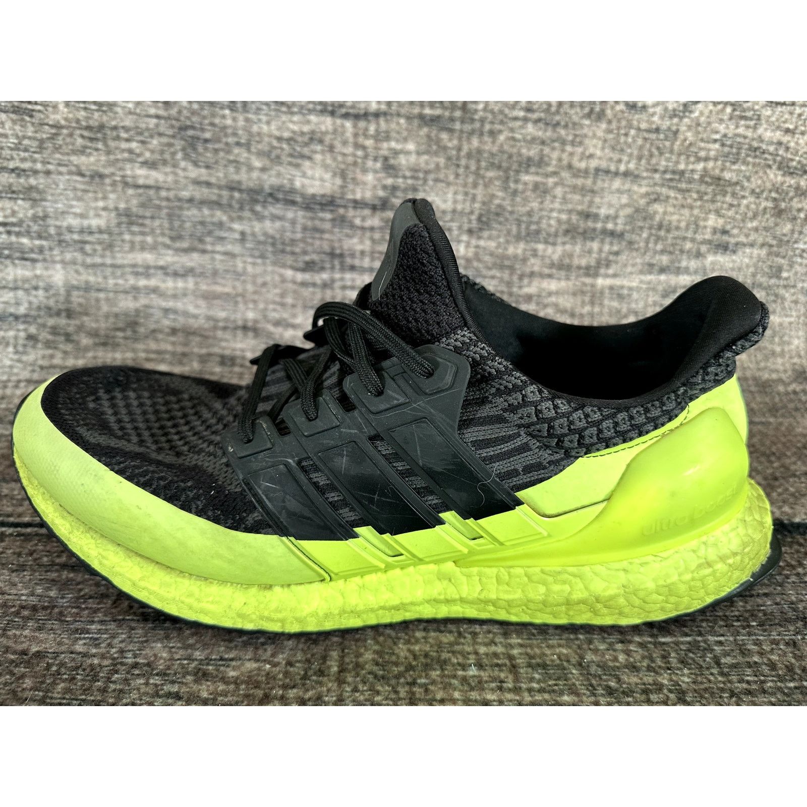 Adidas Adidas Ultraboost 5.0 Dna Black Solar Yellow Shoes Mn H68071 Size US 12 / EU 45 - 5 Thumbnail