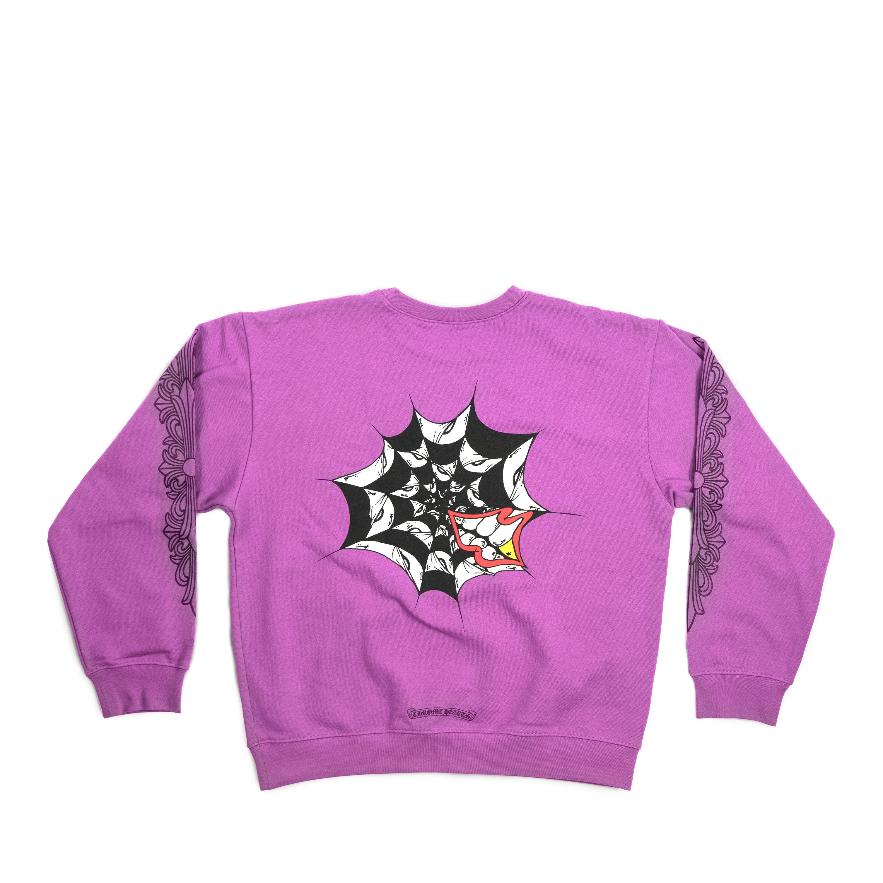 Chrome Hearts × Matty Boy Chrome Hearts Matty Boy Spider Web Crewneck Size US XL / EU 56 / 4 - 2 Thumbnail