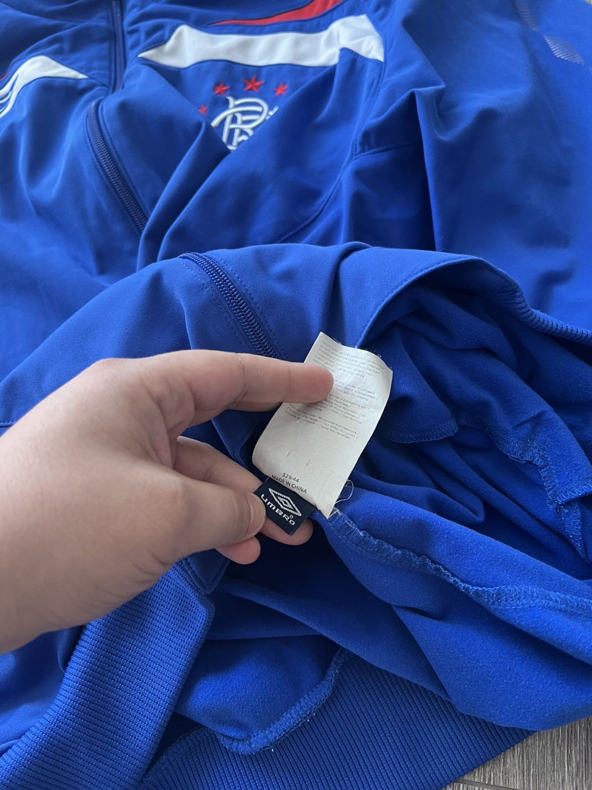 Umbro × Vintage Vintage Umbro Rangers Football Track Jacket Soccer Size US XXL / EU 58 / 5 - 9 Thumbnail