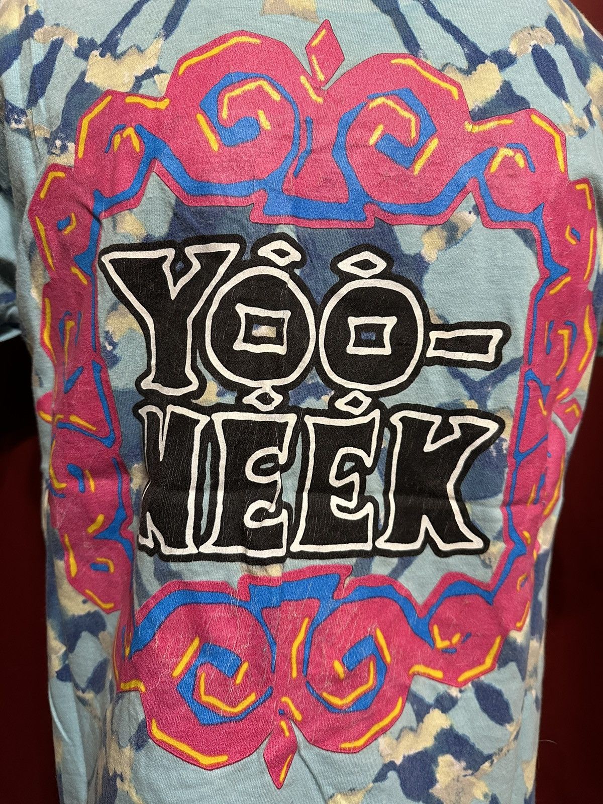 Vintage Vintage Yoo Neek Tie Dye Tshirt 90’s Fractal Size US XL / EU 56 / 4 - 4 Thumbnail