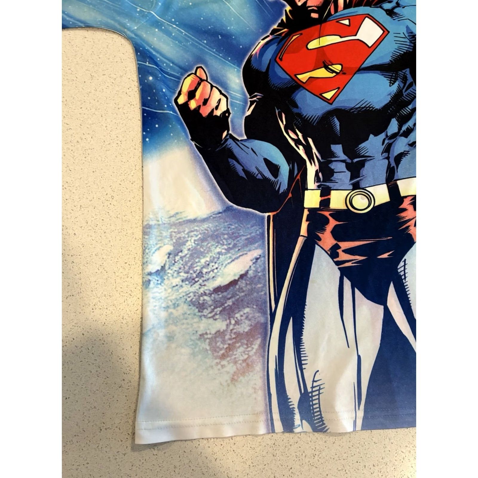 DC Comics Superman All Over Print T Shirt Size S Small DC Comics Graphic Tee Men Cartoon Size US S / EU 44-46 / 1 - 5 Thumbnail