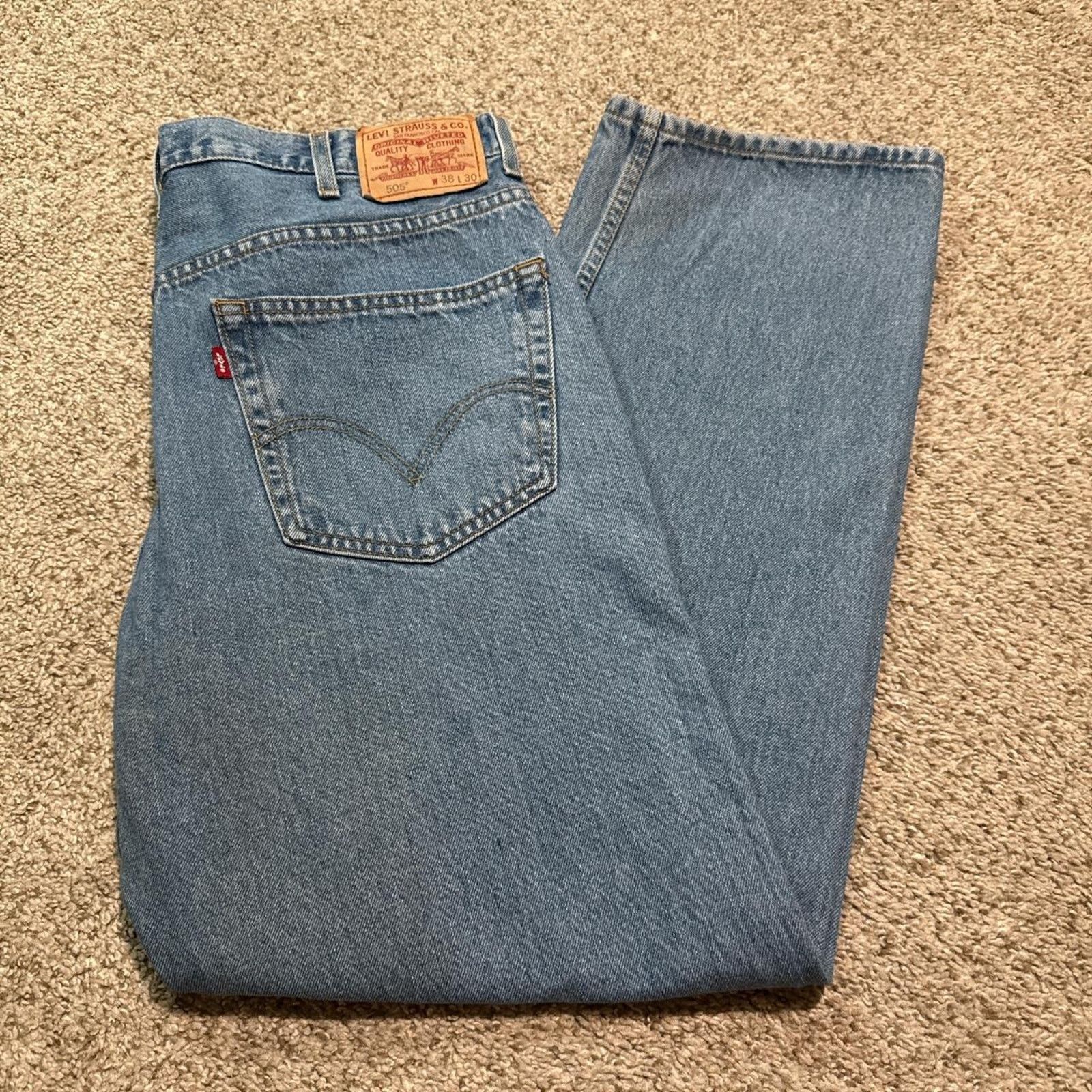 Levi's Mens levis light wash denim Size US 38 / EU 54 - 1 Thumbnail